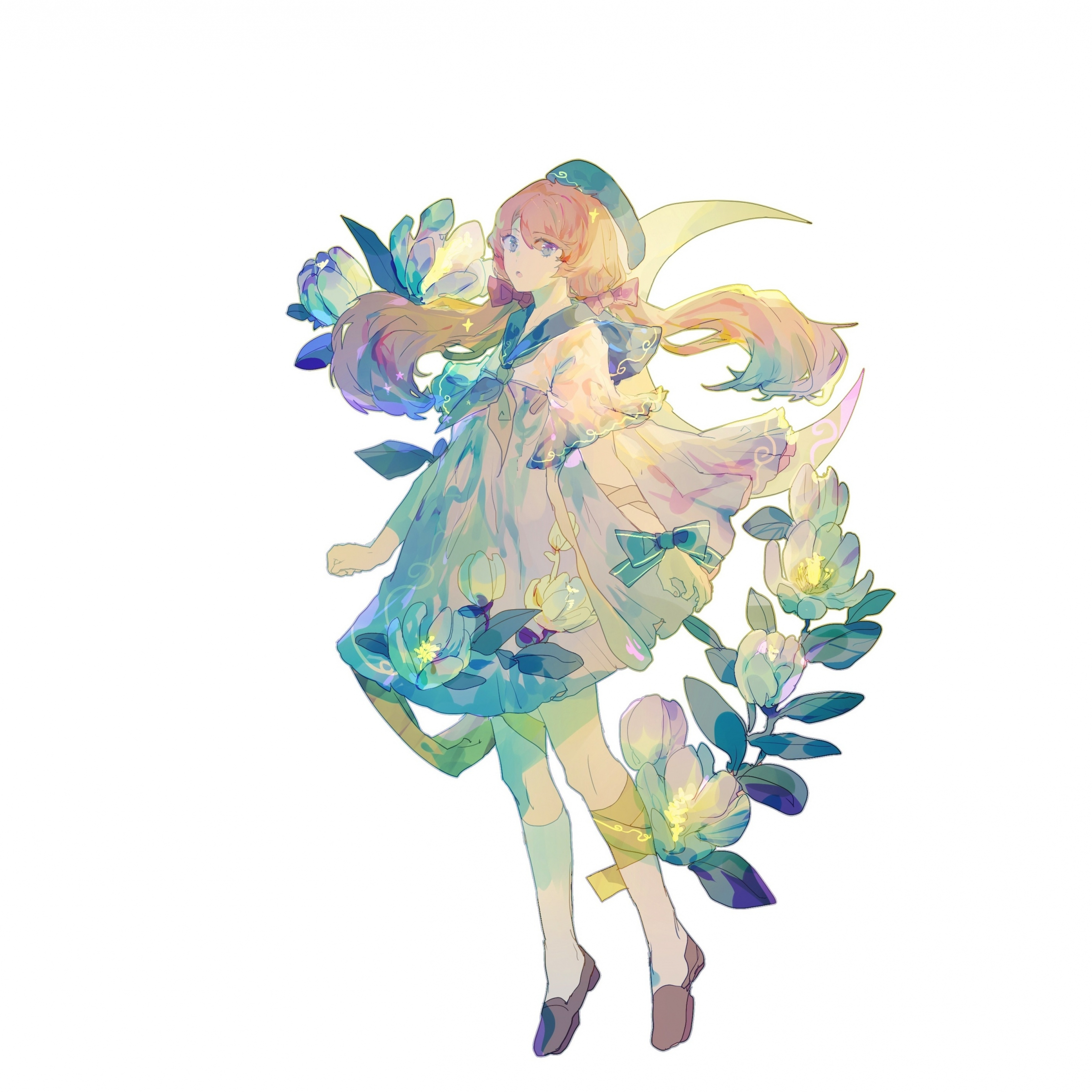 Download minimal, artwork, original, cute, anime girl 2248x2248 wallpaper, ipad air, ipad air 2, ipad 3, ipad 4, ipad mini 2, ipad mini 3, 2248x2248 HD image, background, 6633