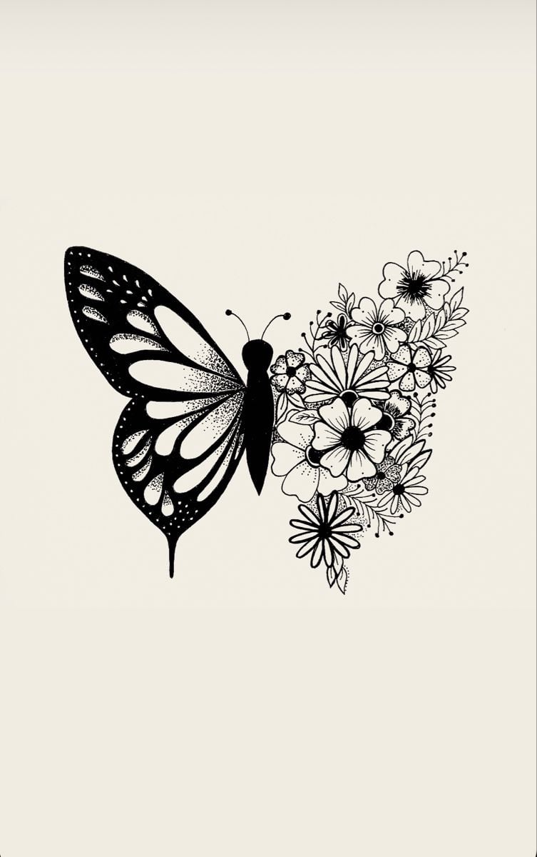 Butterfly Tattoo Wallpapers - Wallpaper Cave