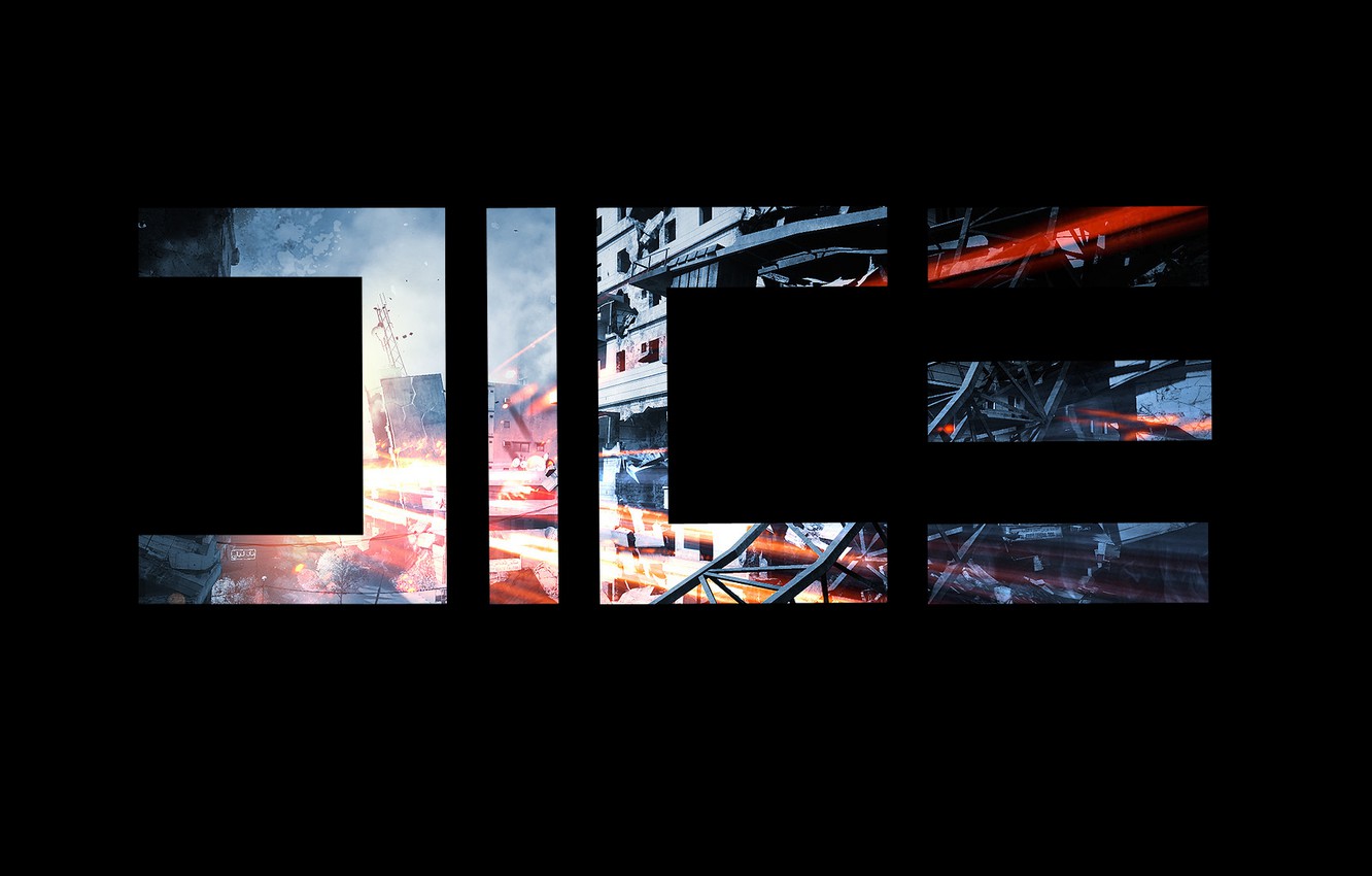 Wallpaper Logo, Battlefield DICE, developers image for desktop, section игры