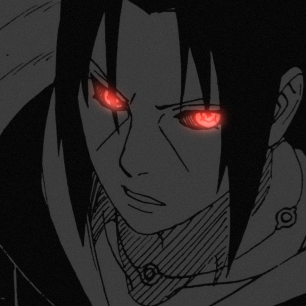 Itachi Icon Dark. Anime, Olhos de anime, Personagens de anime