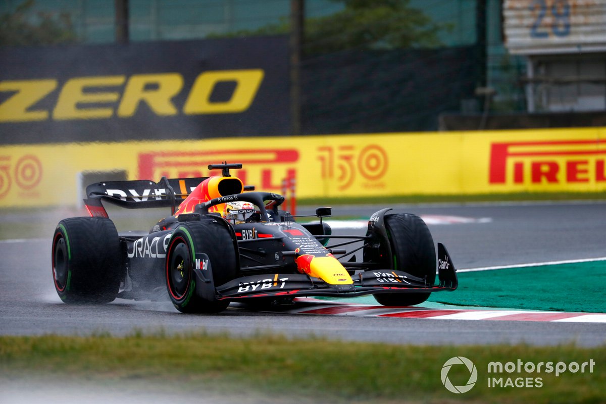 F1 Japanese GP: Verstappen wins to clinch world title in bizarre circumstances