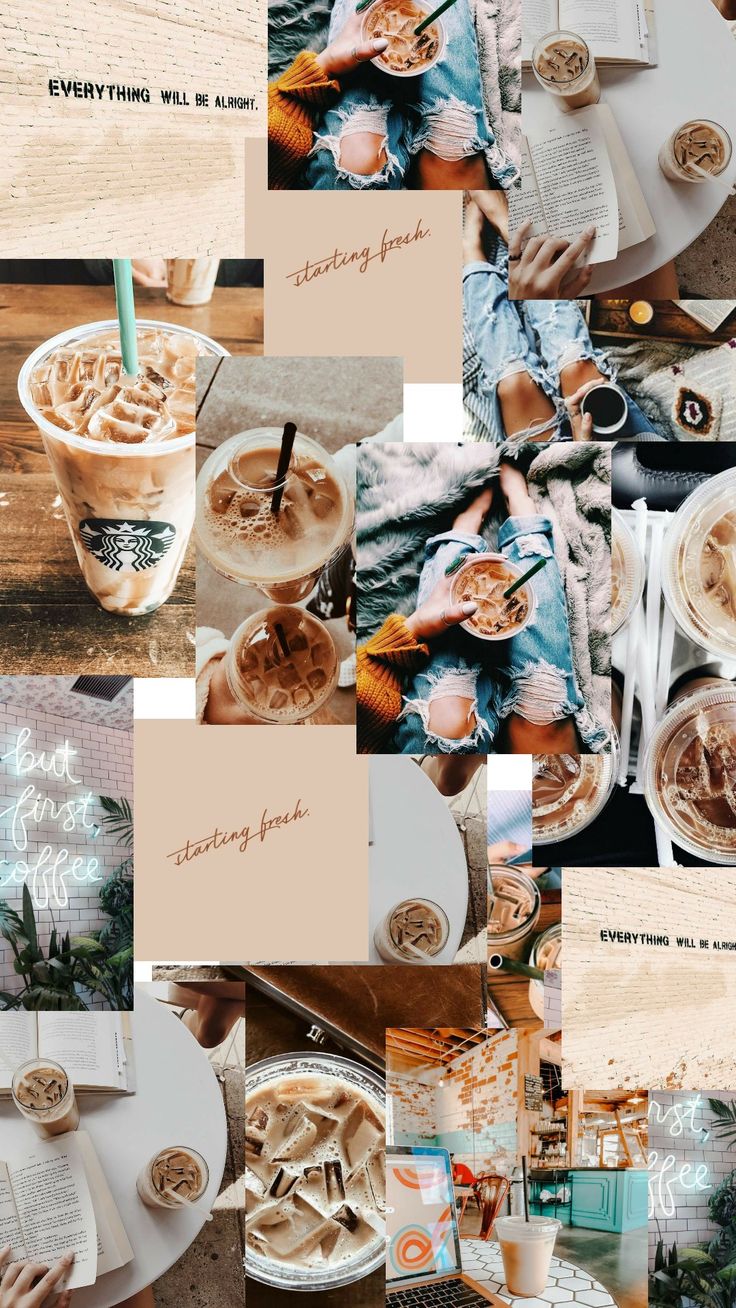 Collage c o f f e ♥️. Coffee wallpaper iphone, Simple iphone wallpaper, Wallpaper iphone christmas