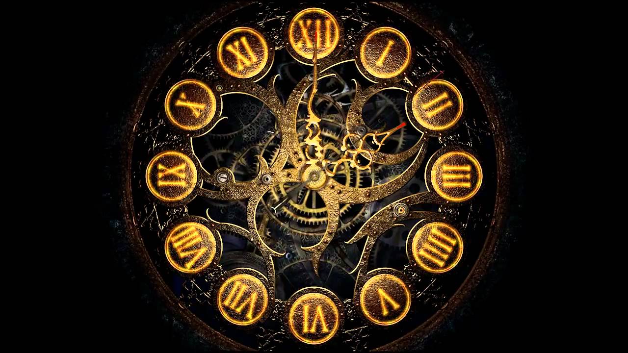 Clock 3D Clock Mechanical Clock 3D screensaver