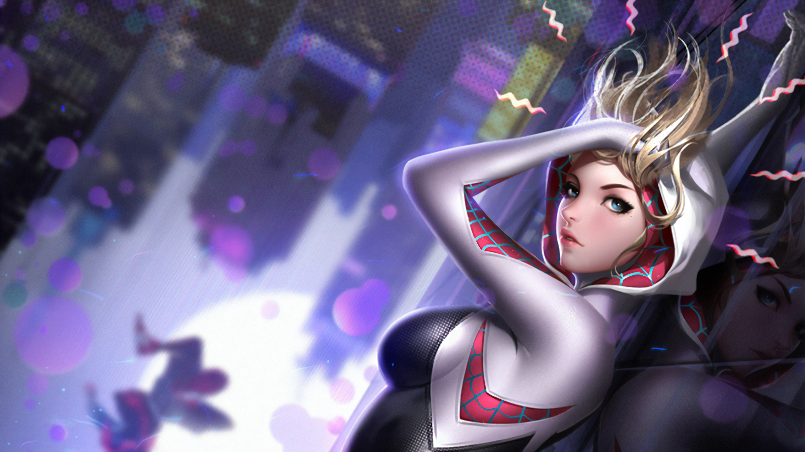 2560x1440 Gwen Stacy background HD Gallery HD Wallpaper