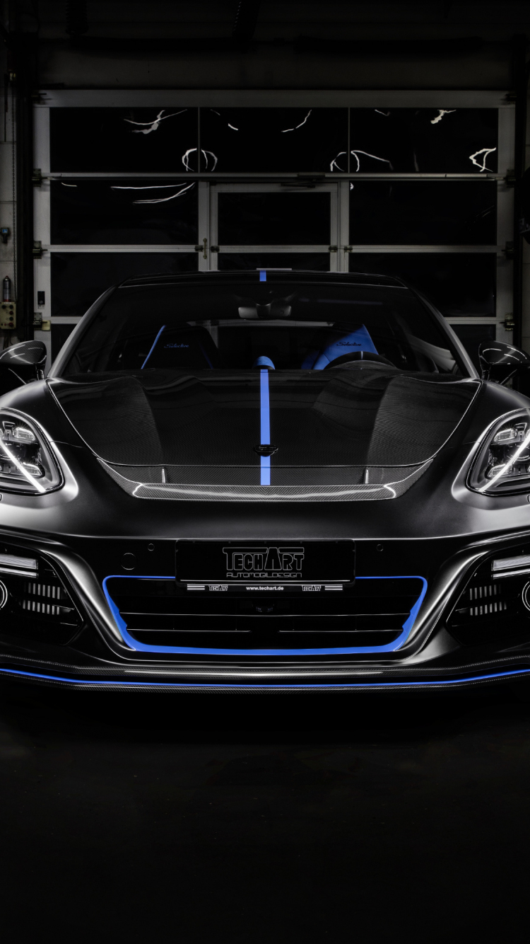 Download wallpaper 750x1334 porsche panamera sport turismo grand gt techart, sports car, 2018, iphone 7, iphone 8, 750x1334 HD background, 14919