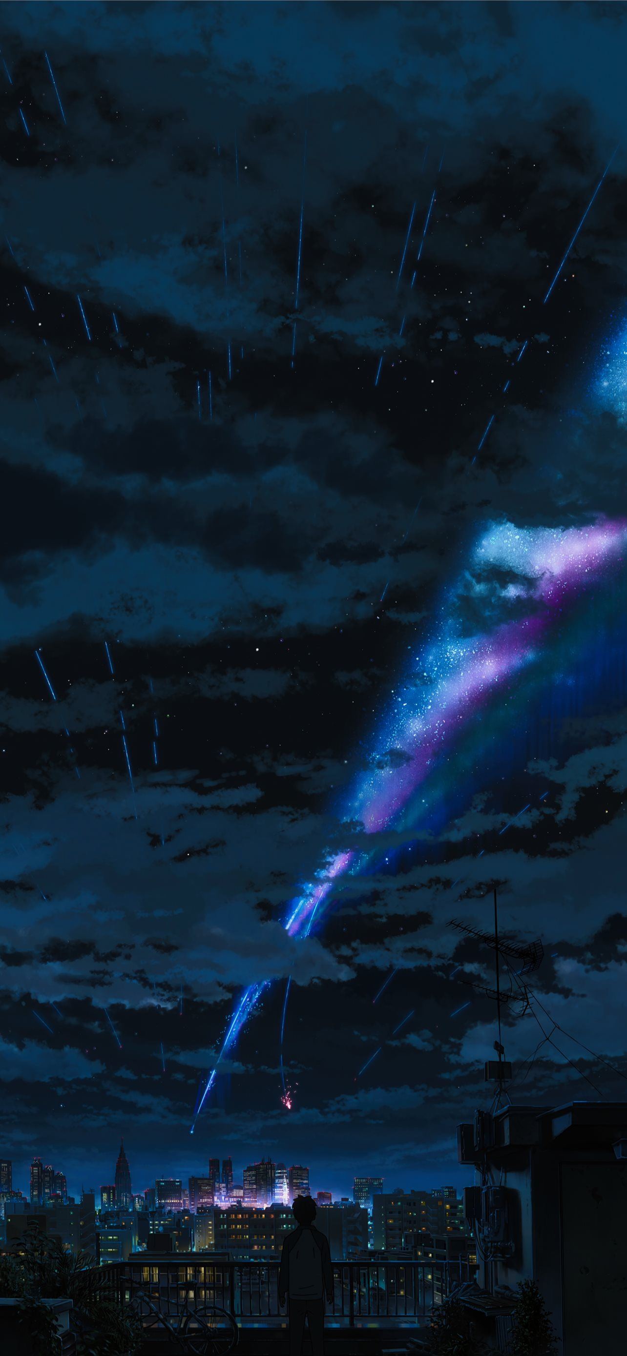 Comets Your Name Anime iPhone Wallpaper Free Download