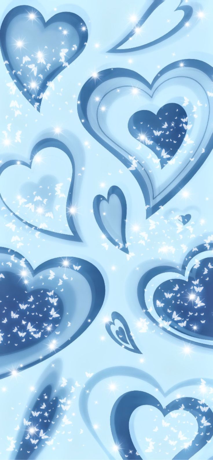 Blue heart  imikimicom  Heart wallpaper Heart pictures Love images