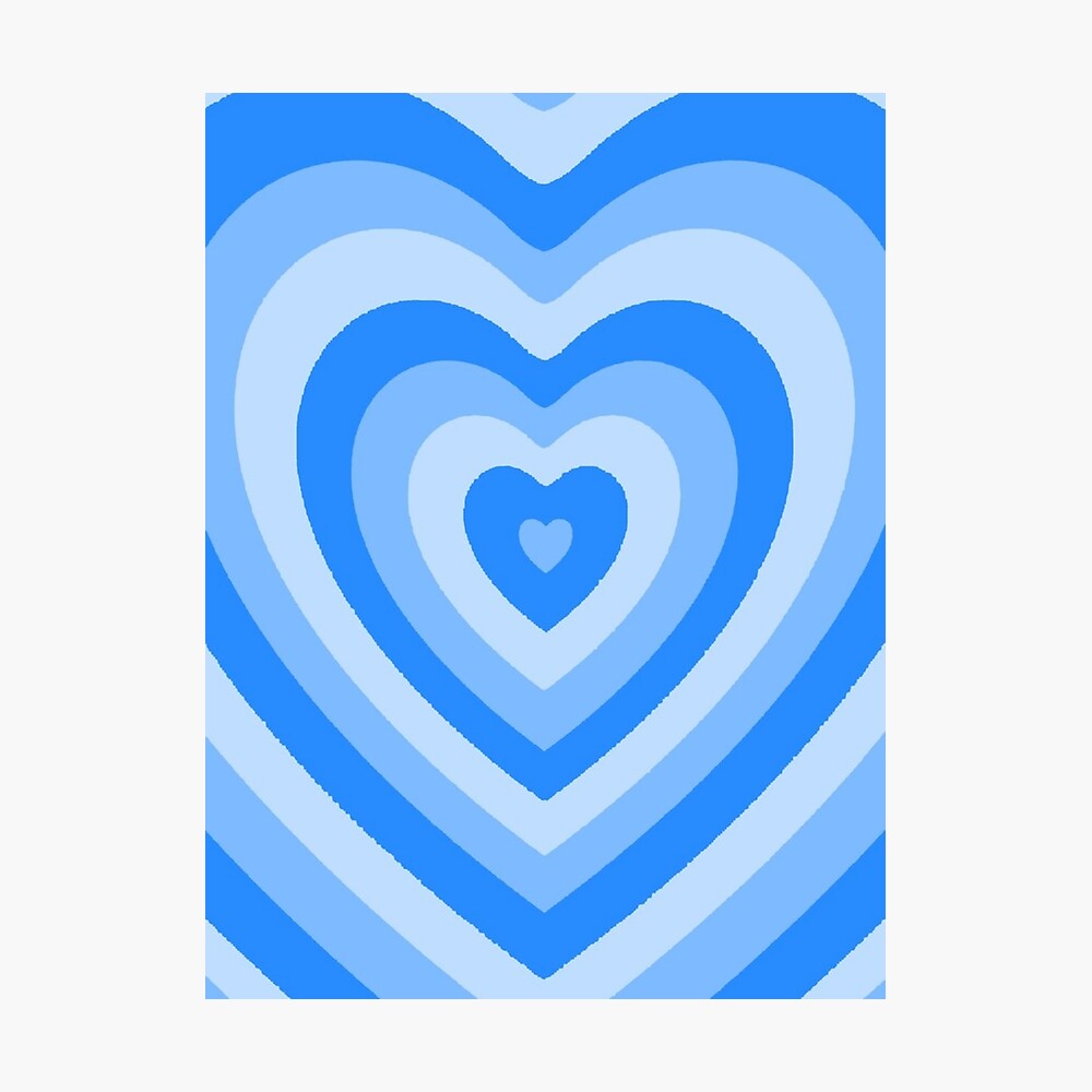 Cute Y2k Soft Girl Heart Pattern Poster By Elizastreet