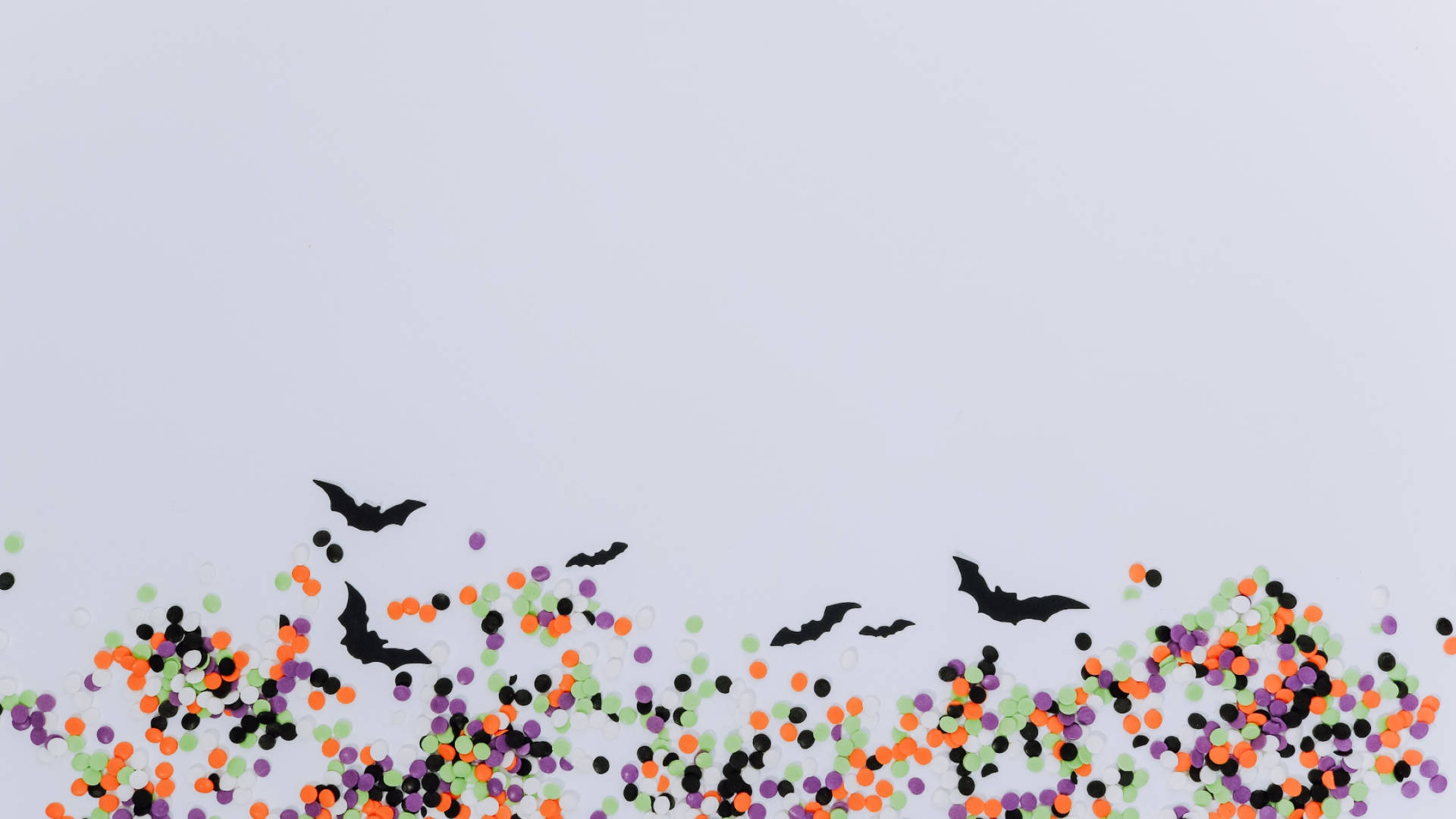 Download Halloween Aesthetic Bats And Dots Wallpaper