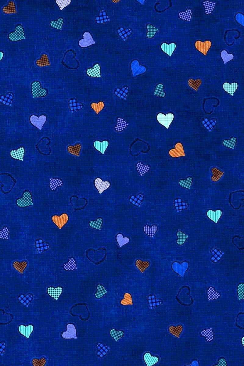 Dark Blue Heart Wallpaper Aesthetic