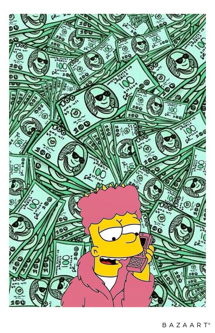 Bart #Dólar #Simpson, #Bart #Dólar #Simpson 844143523887930228. Ideias de papel de parede, Papel de parede do iphone, Papeis de parede para iphone