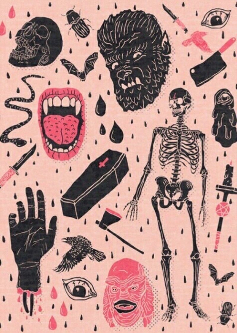 Best Halloween wallpaper for iPhone. Horror prints, Horror art, Art prints