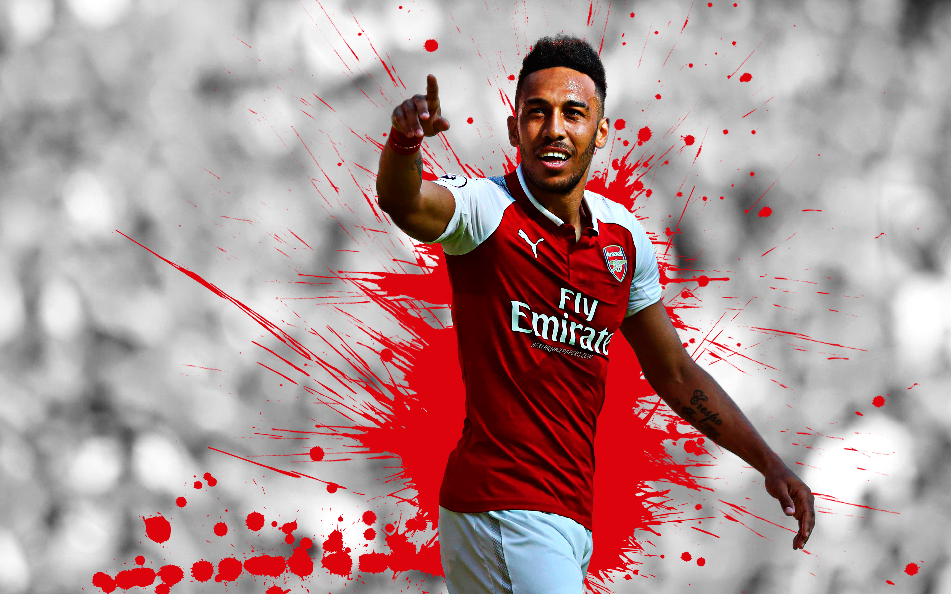 4K Pierre Emerick Aubameyang Wallpaper And Background Image