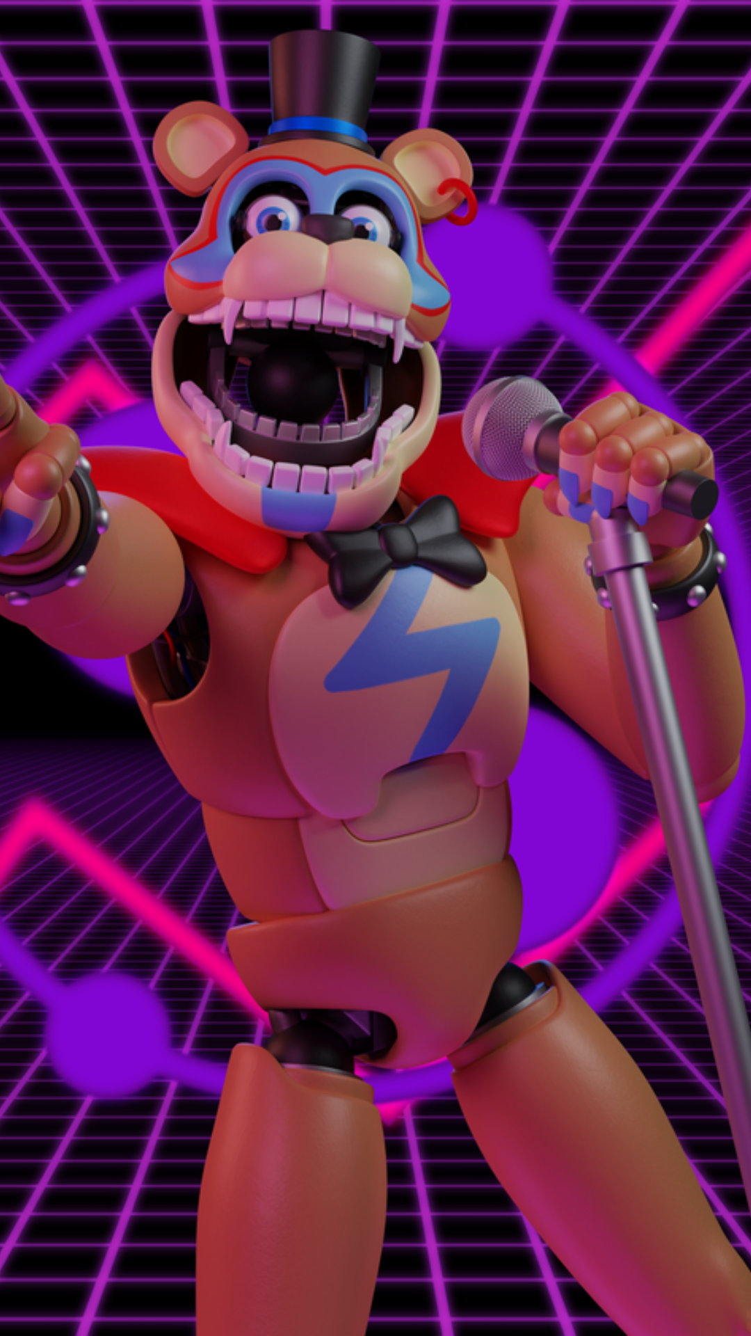 Glamrock Freddy Wallpaper Glamrock Freddy Background Download