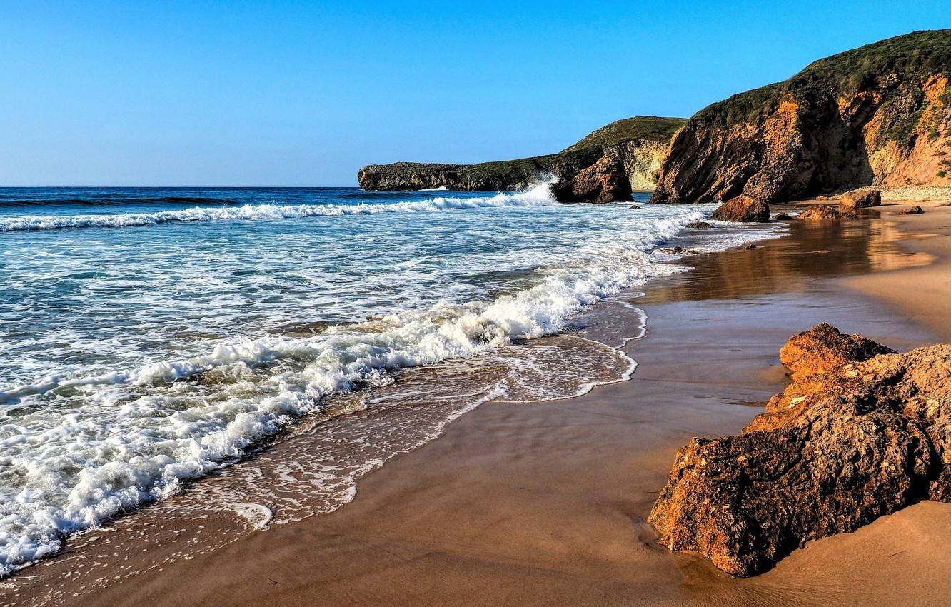 Wallpaper coast, Spain, Cantabria image for desktop, section пейзажи