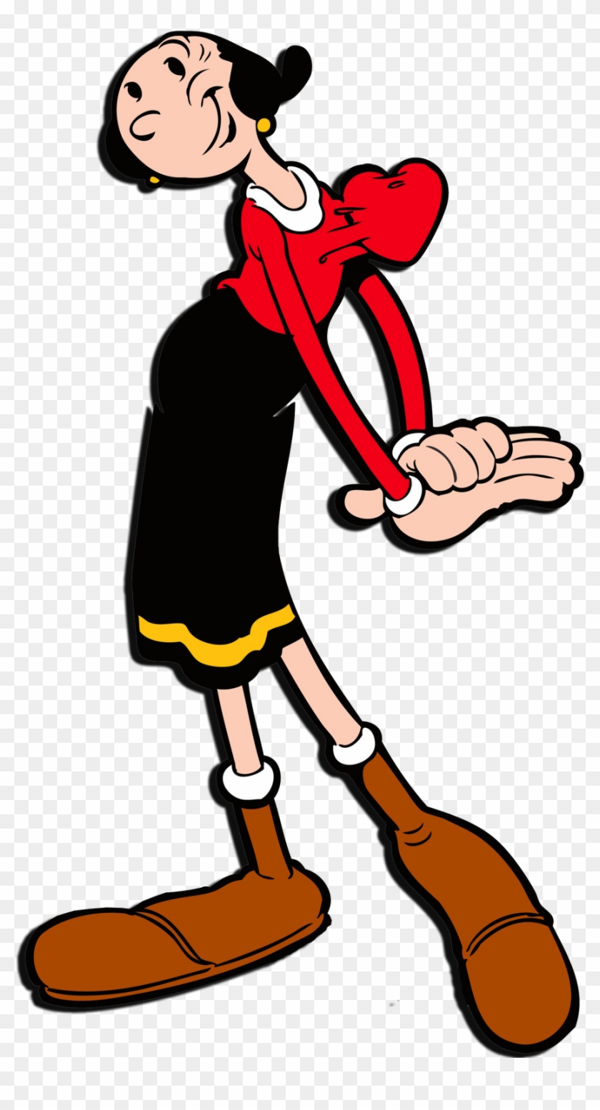 Olive Oyl In Loving Mood The Sailor Man Olive Transparent PNG Clipart Image Download