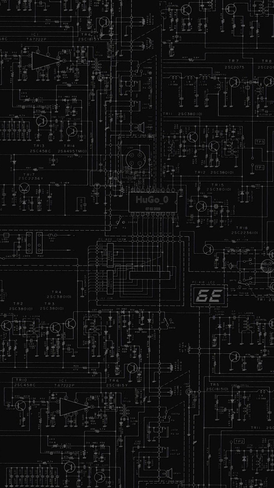 Computer circuits. スマホ壁紙, 壁紙, コンピュータの壁紙