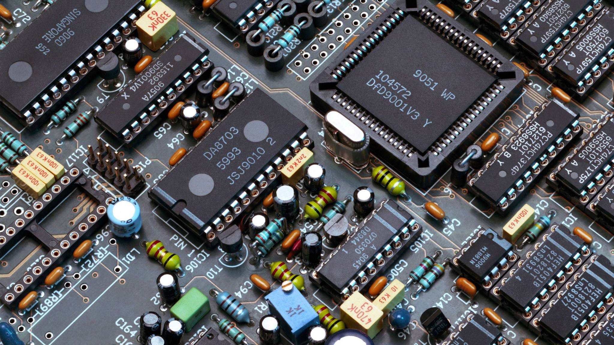 Black Circuit Board Wallpaper, Technology, Circuit Boards, PCB, Computer Chip • Wallpaper For You