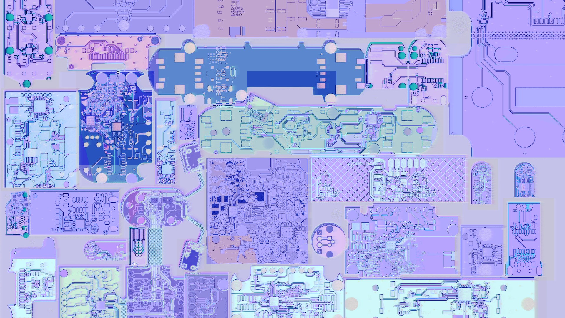 PCB, Technology, Electronics, Pastel, Circuitry, Circuit boards Wallpaper HD / Desktop and Mobile Background