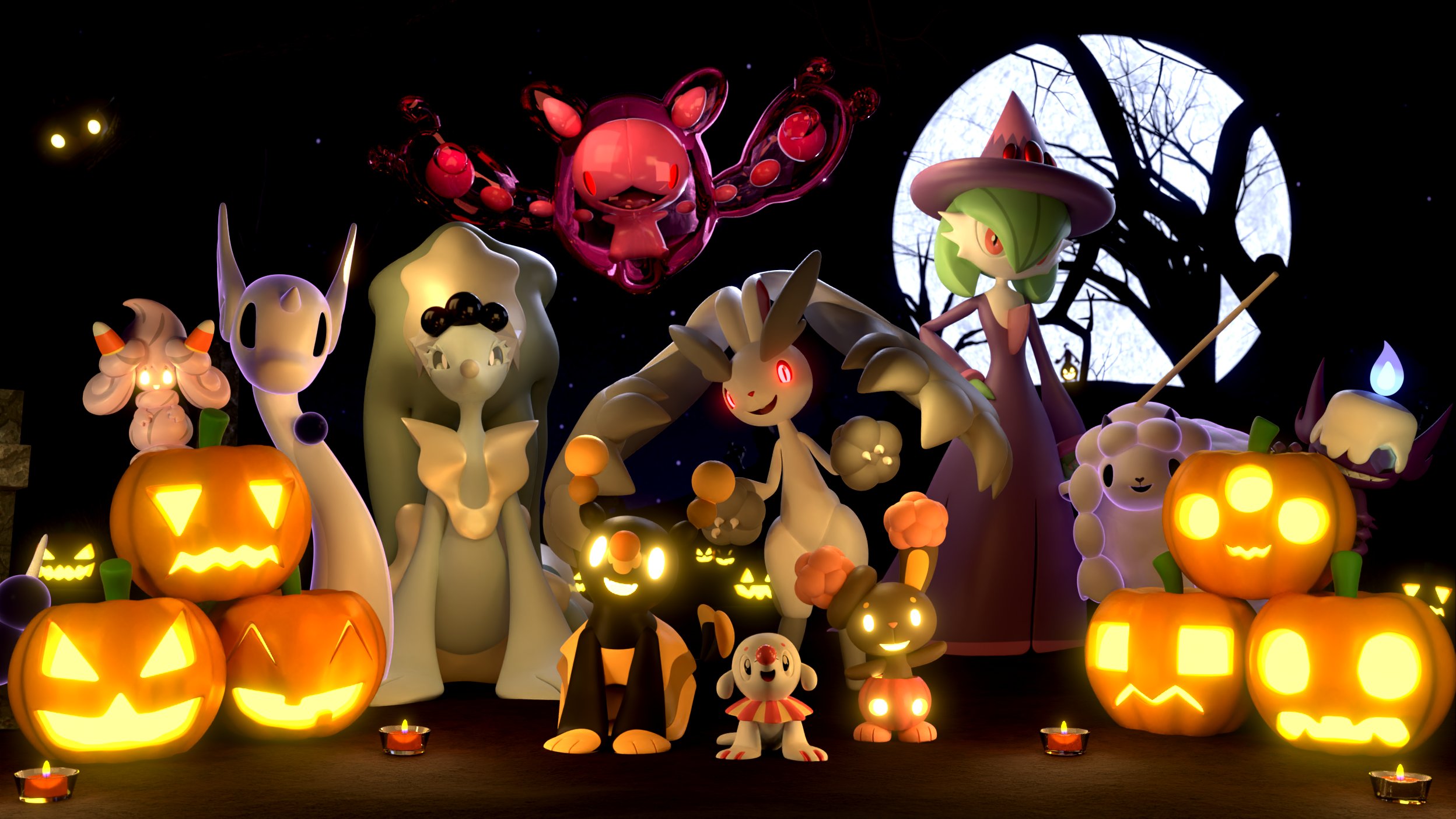 Halloween Pokémon Desktop Wallpapers - Wallpaper Cave