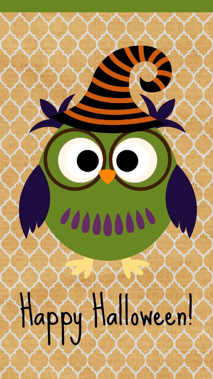 cute halloween owl wallpaper