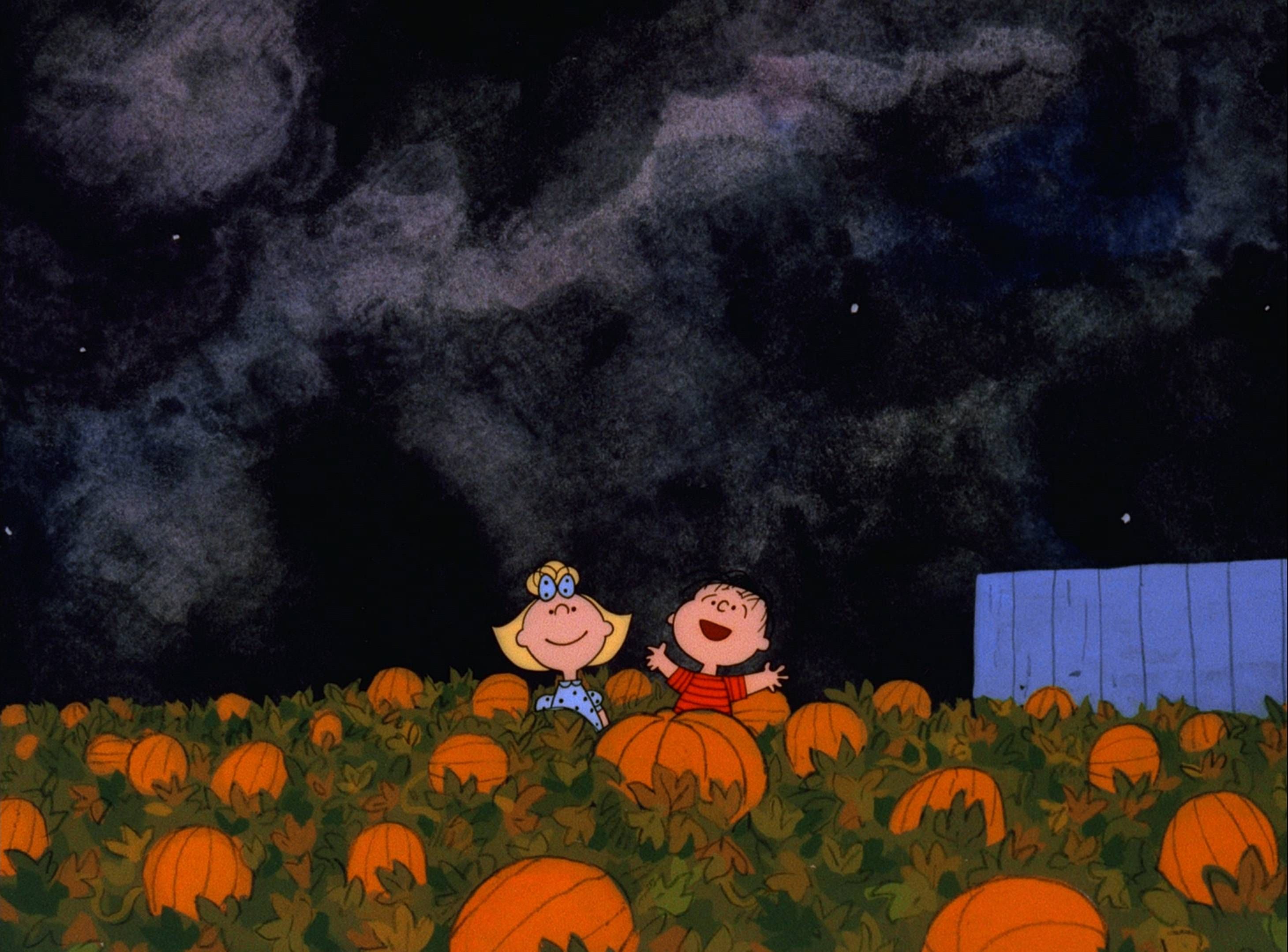 Great Pumpkin Charlie Brown Wallpaper HD. Halloween desktop wallpaper, Halloween wallpaper background, Cute fall wallpaper