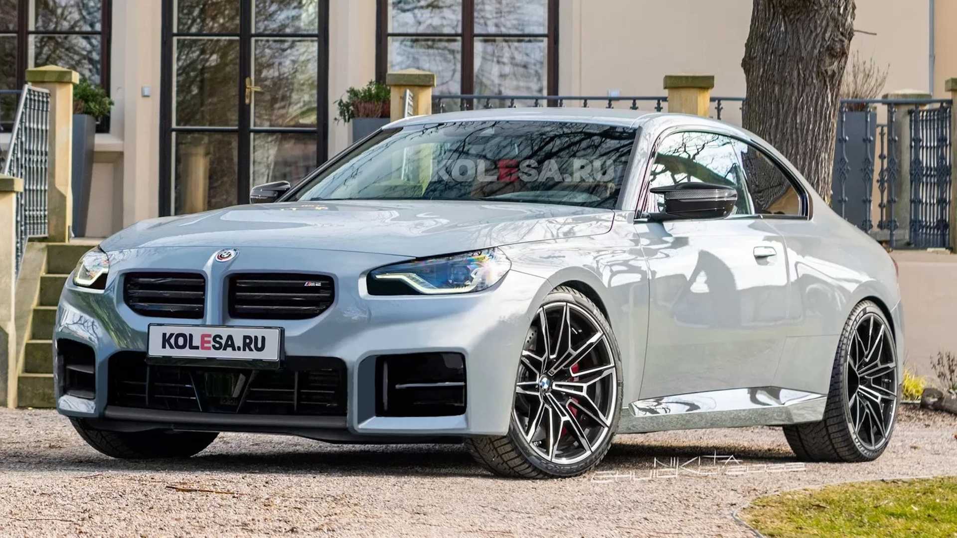 Unofficial 2023 BMW M2 Renderings Peel Away The Colorful Camo