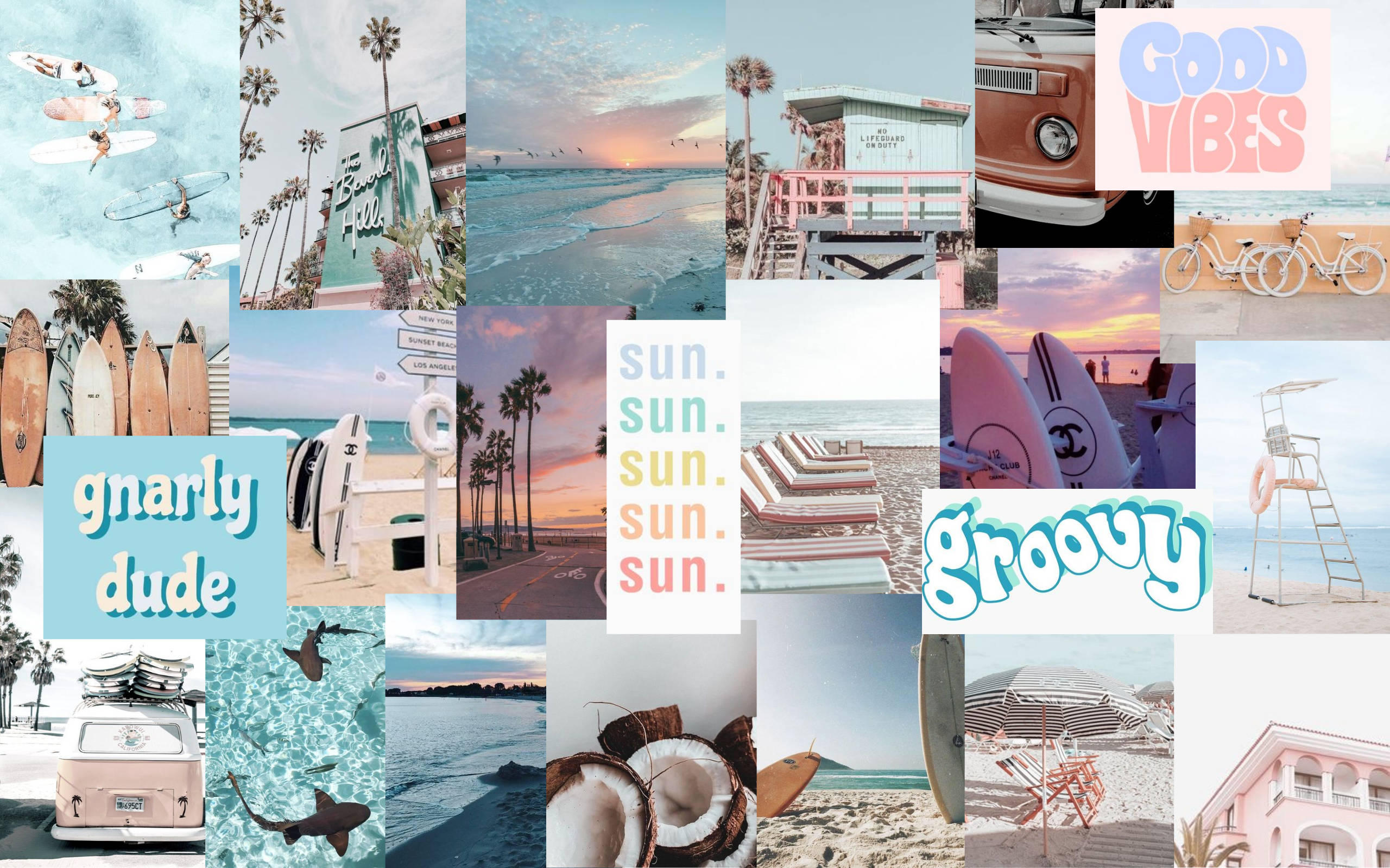 Collage Summer Laptop Wallpapers - Wallpaper Cave
