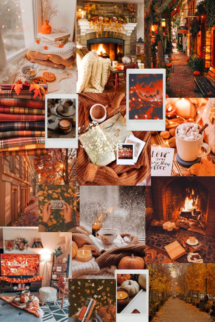 Fall collage wallpaper. Autumn phone wallpaper, Cute fall wallpaper, iPhone wallpaper fall