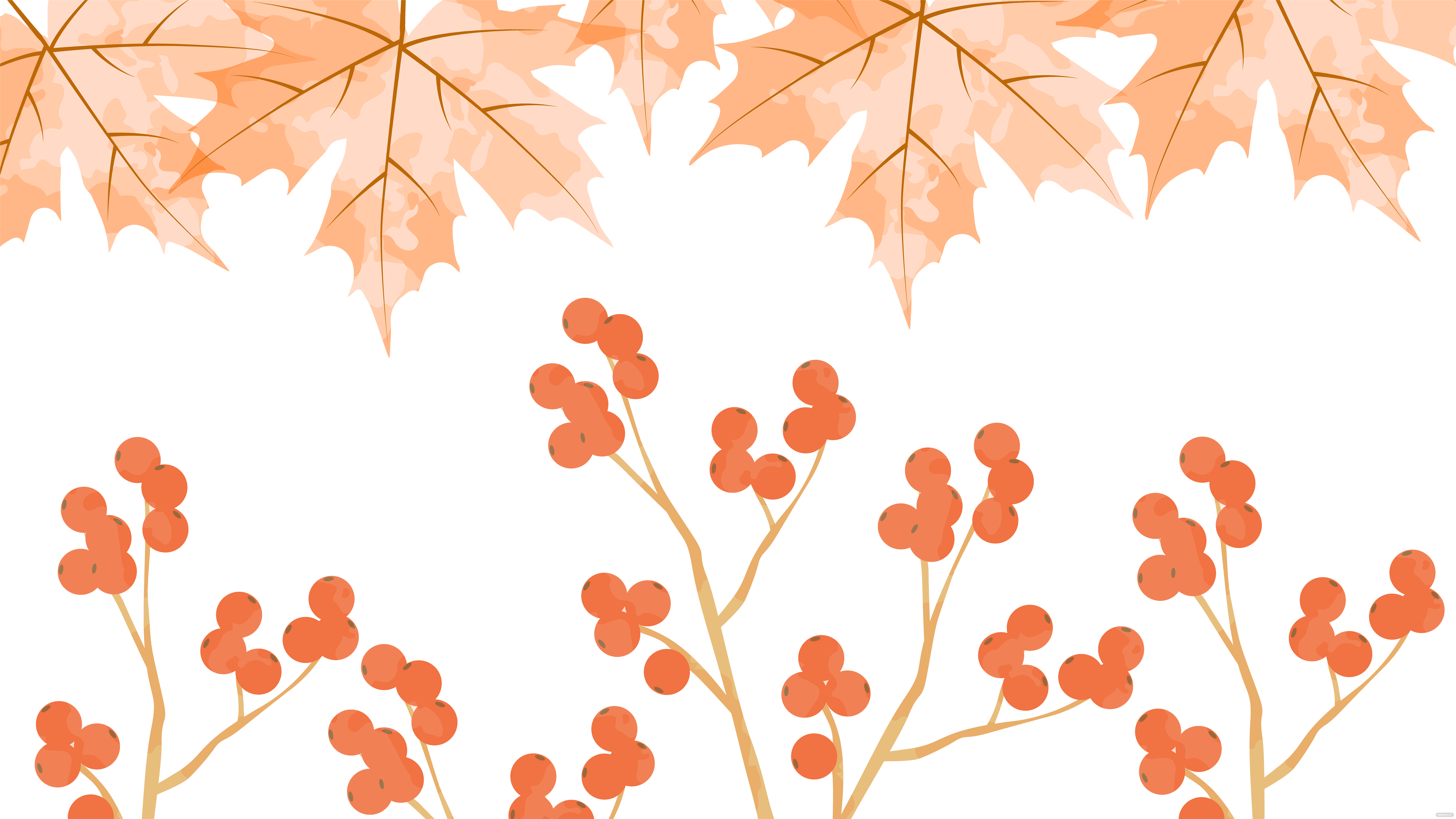 Autumn Watercolor Background, Illustrator, JPG, PNG, SVG