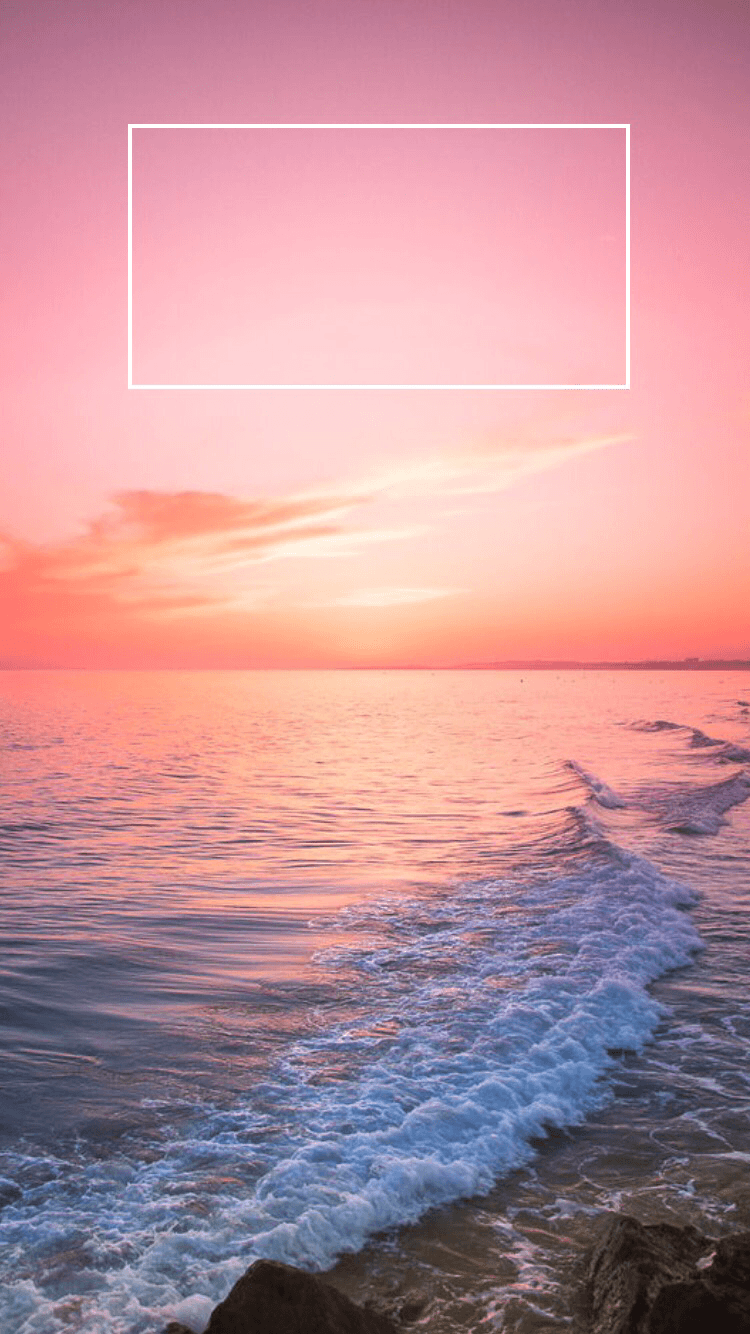 Ocean Sunset Phone Wallpaper