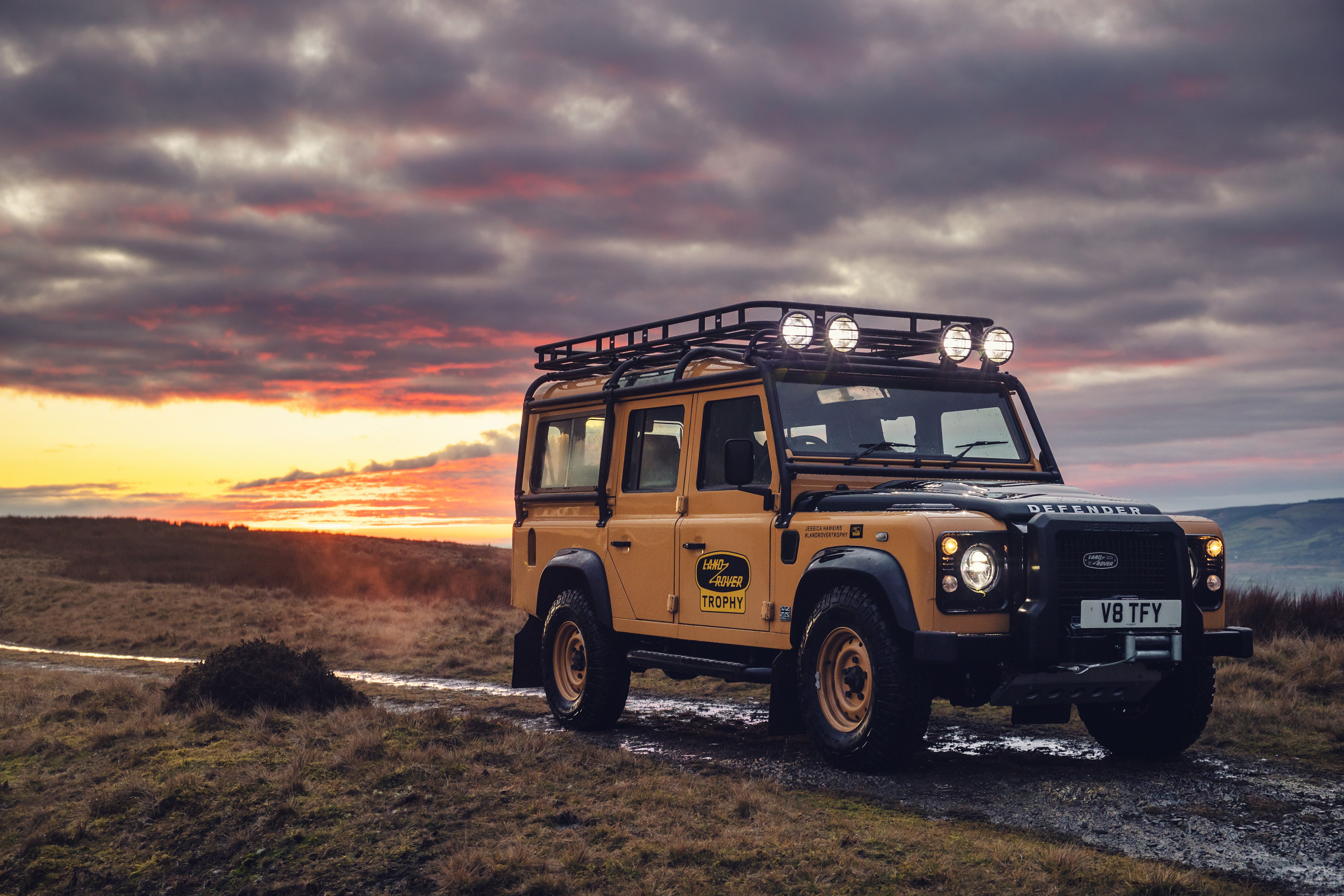 Land Rover Launches Rough, Ready, Retro Defender V8 Trophy Edition