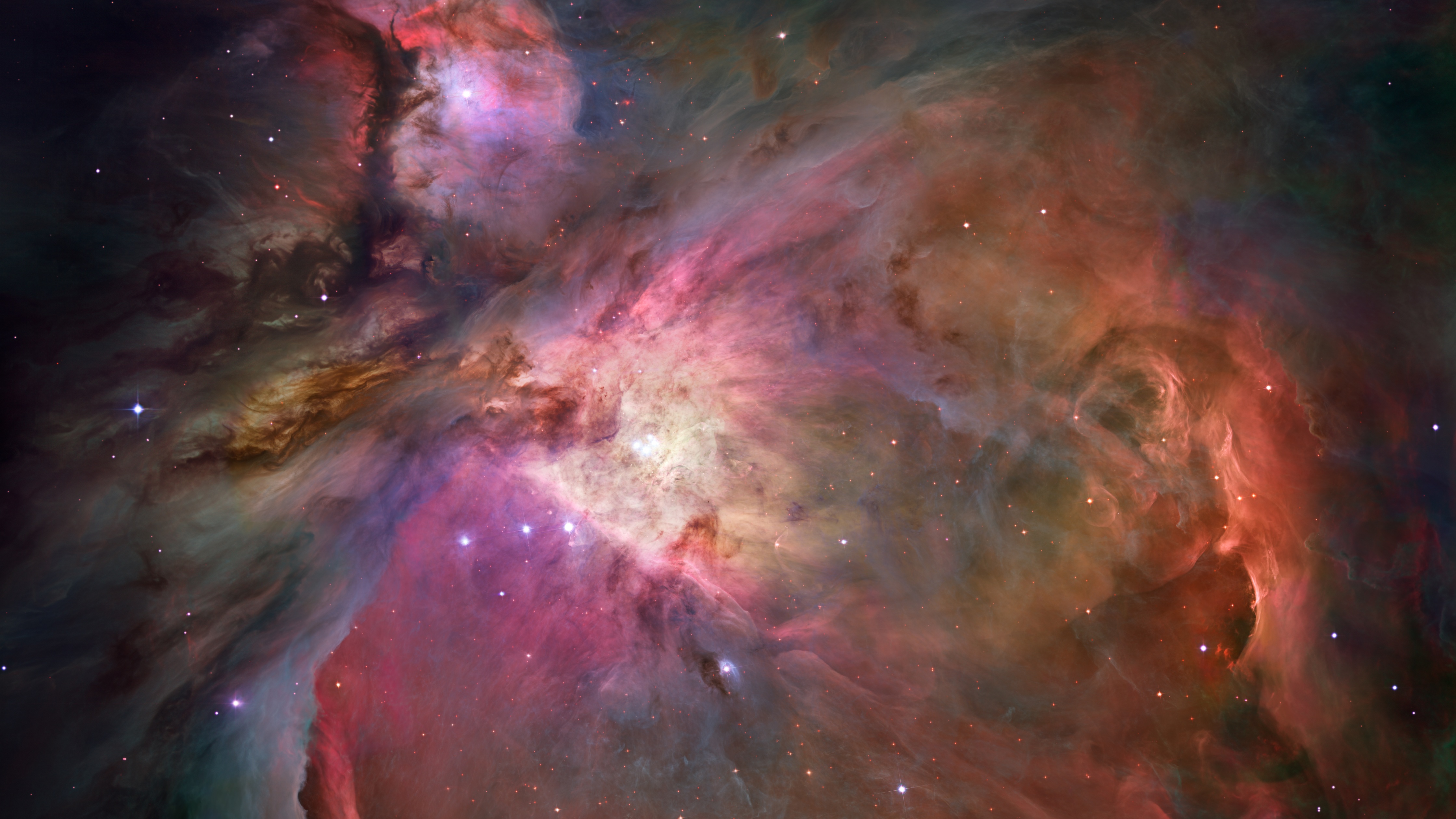 Orion Nebula Wallpaper 4K, Astronomy, Outer space, Interstellar cloud, Space
