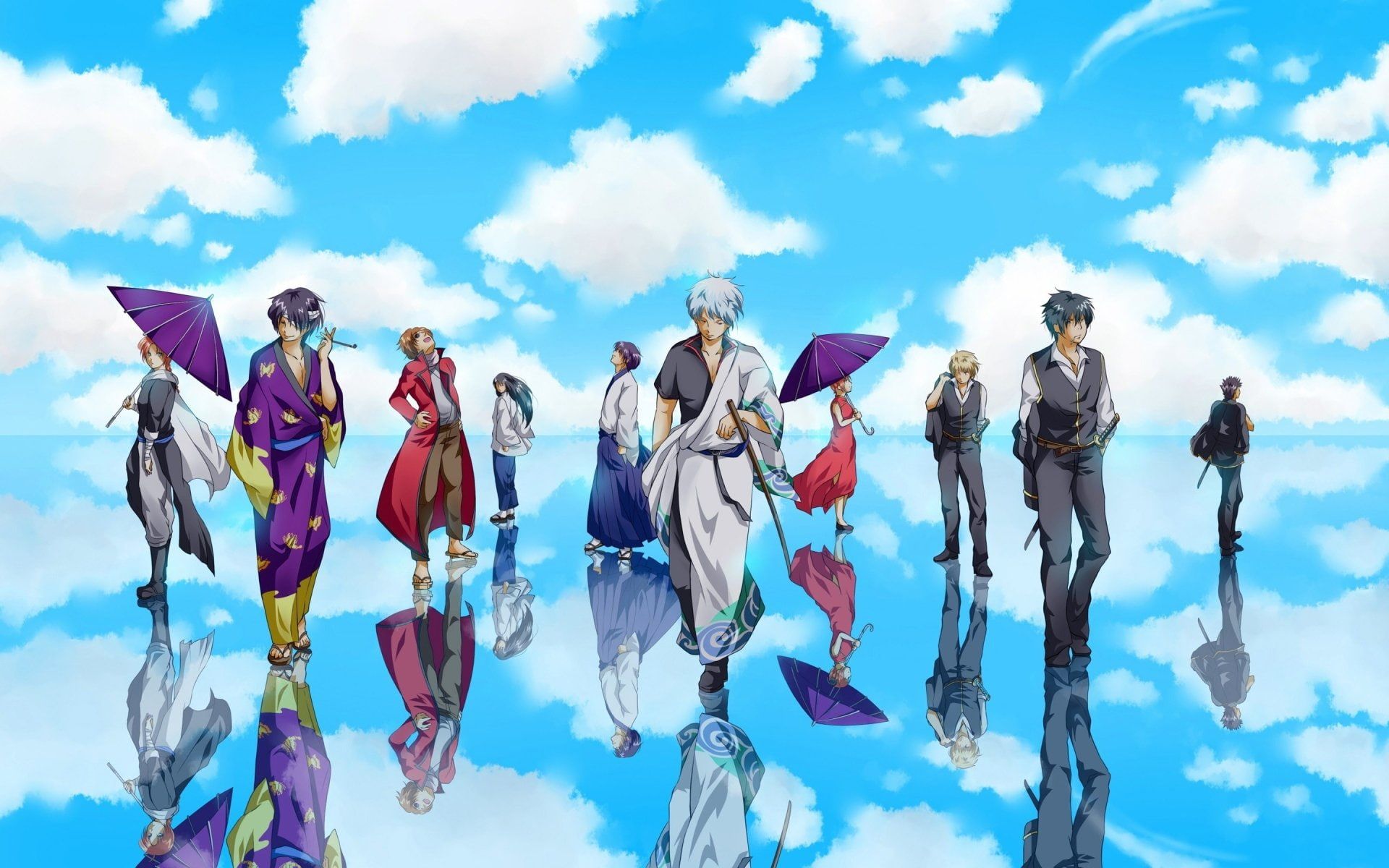 Anime #Gintama Gintoki Sakata Kagura (Gintama) Kamui (Gintama) Kondo Isao Kotaro Katsura Okita Sougo Sakamoto Tatsuma S. Gintama wallpaper, Anime, Japanese anime