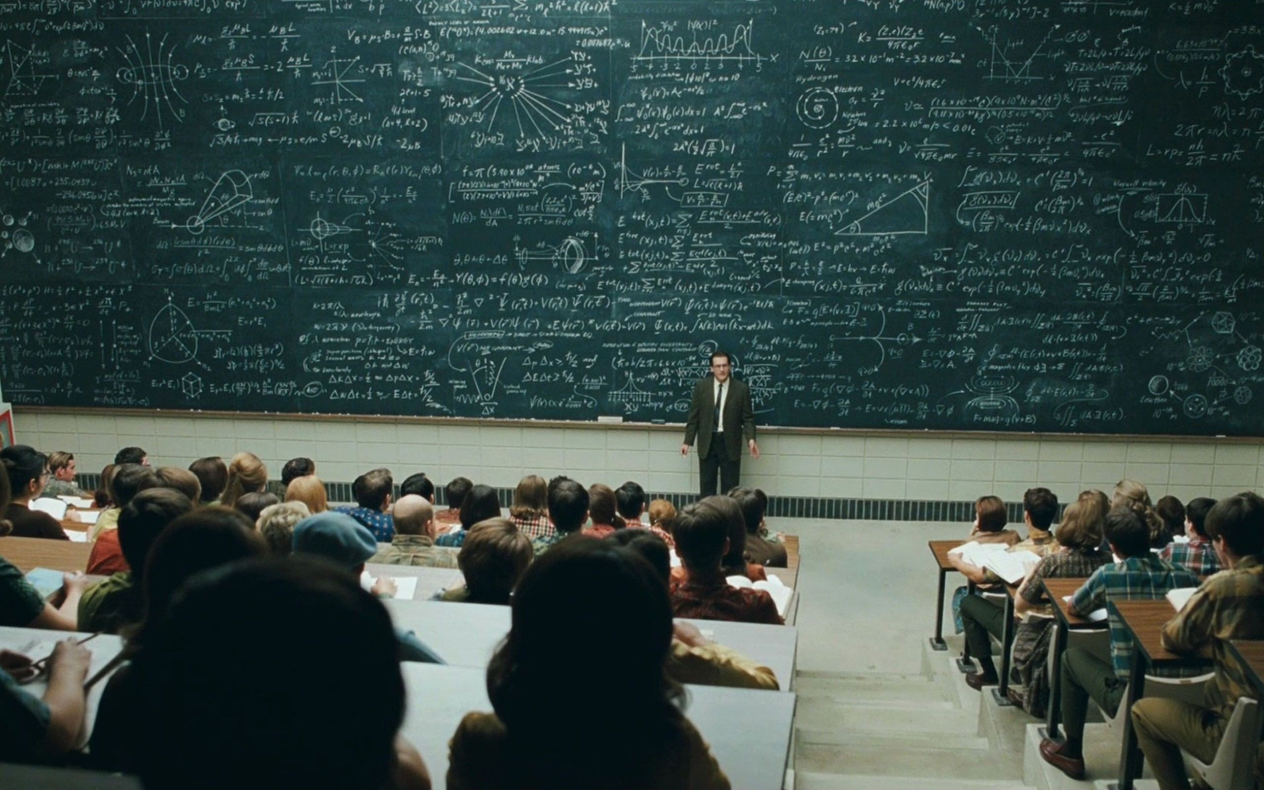 men, Classroom, Blackboards, Mathematics, Teachers, Students, A, Serious, Man, Michael, Stuhlbarg Wallpaper HD / Desktop and Mobile Background