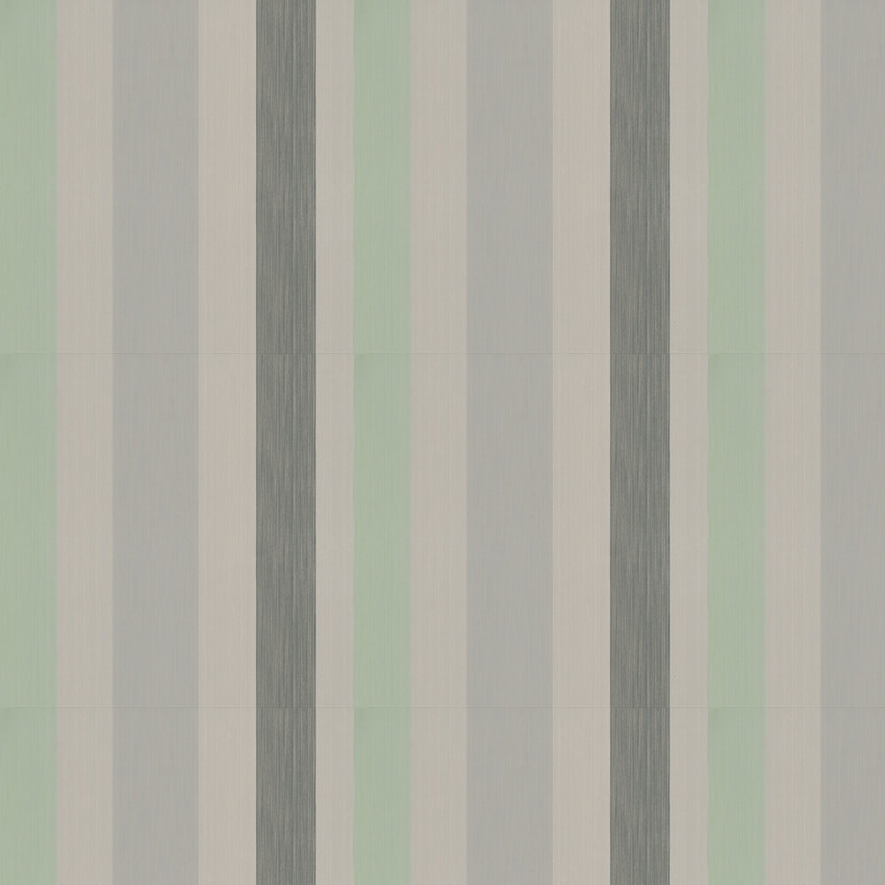Chromatic Stripe by Farrow & Ball/ Taupe/ Black/ Grey, Wallpaper Direct