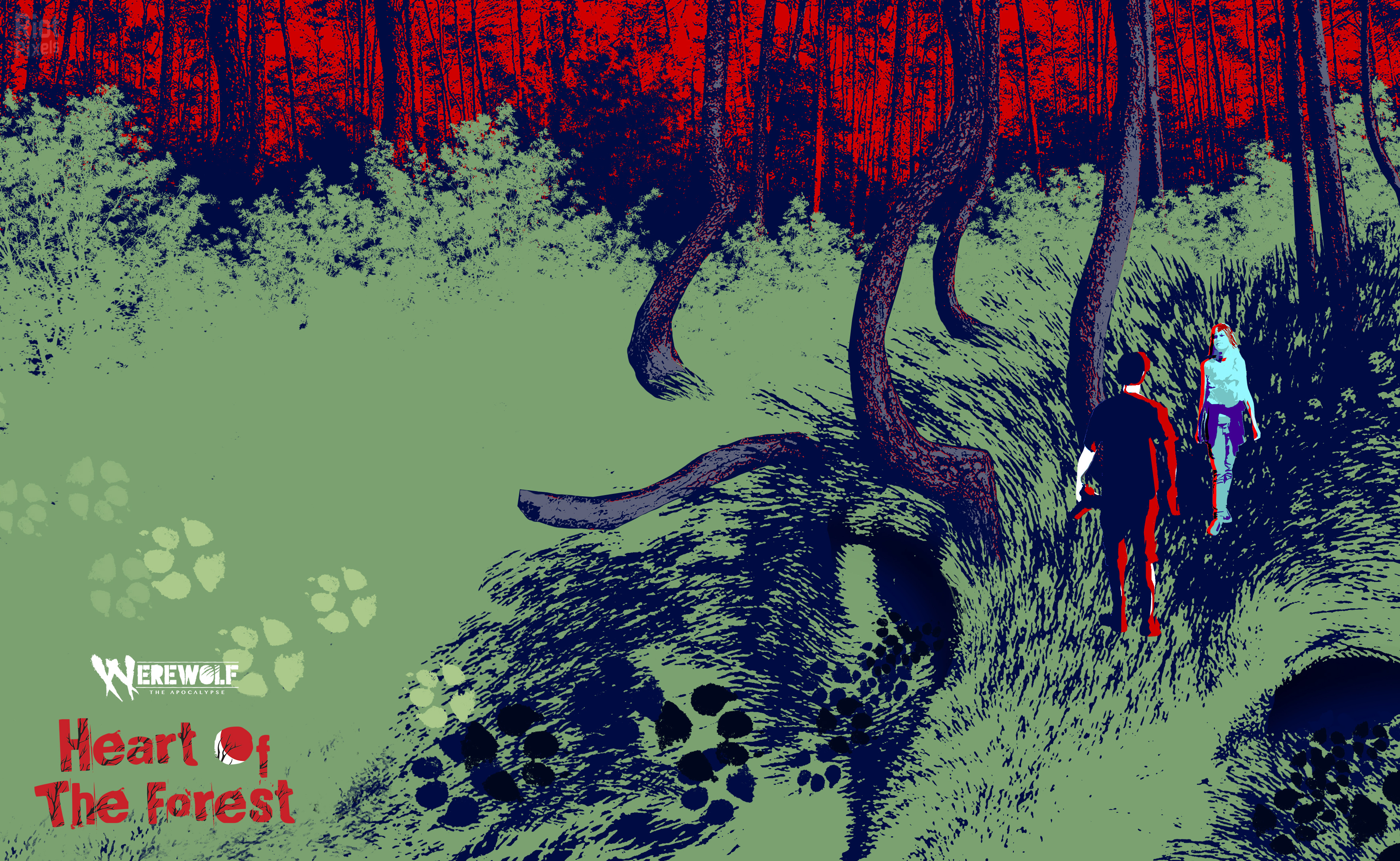 Werewolf: The Apocalypse of the Forest wallpaper at Riot Pixels, image