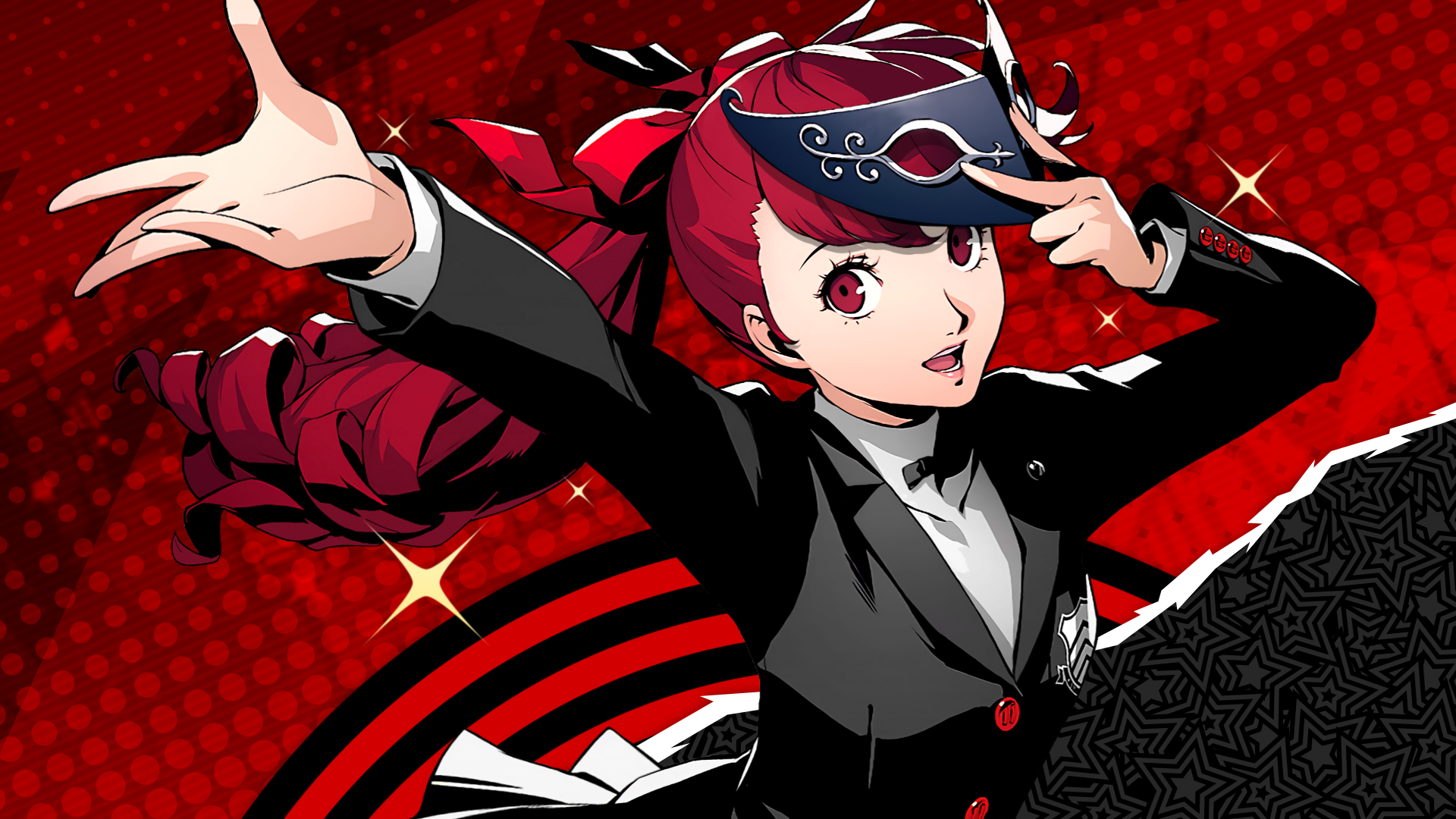 Super excited for P5R next month, so I made an animated Kasumi desktop wallpaper for Wallpaper Engine