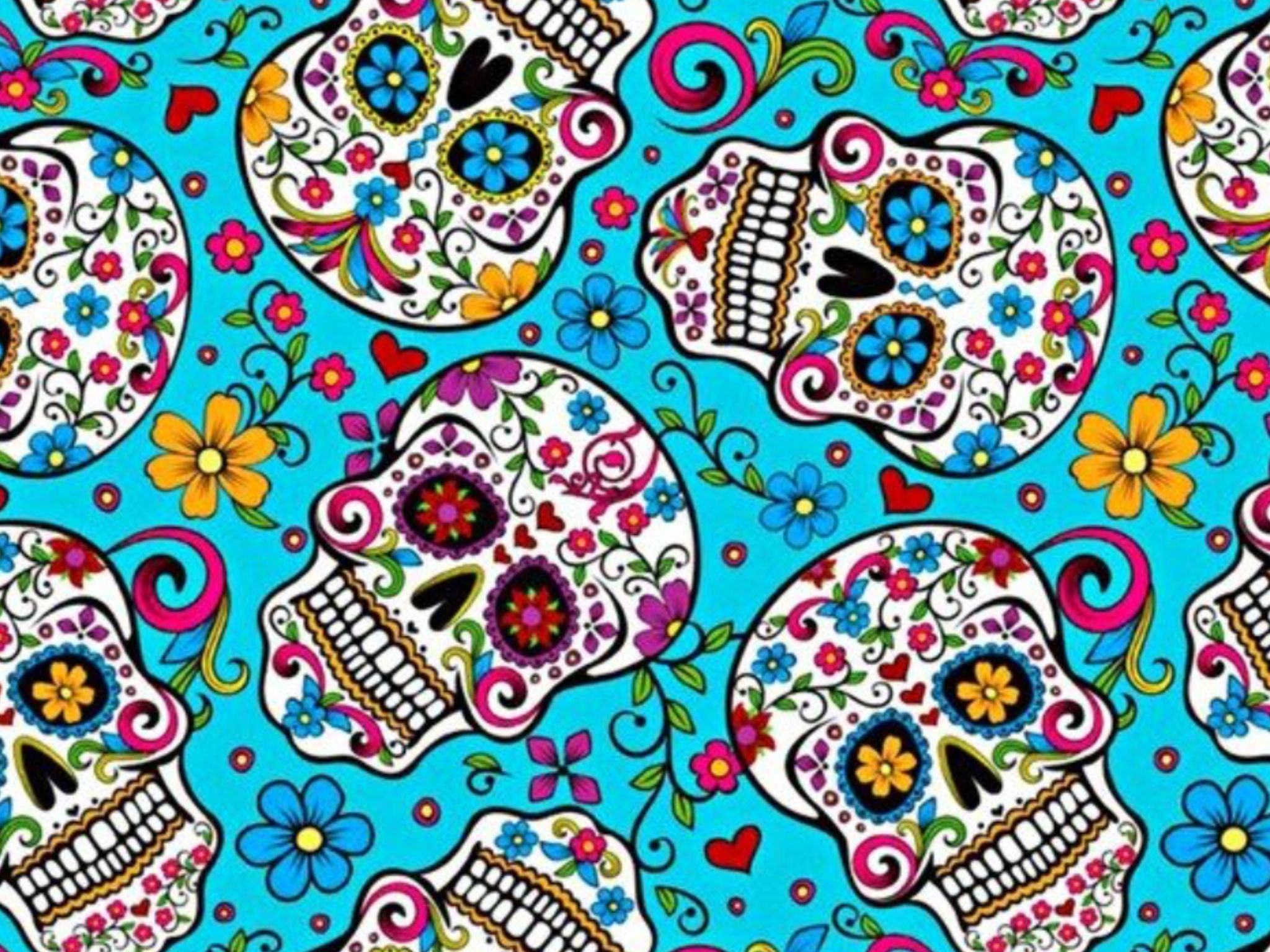Mexican Skull Wallpaper