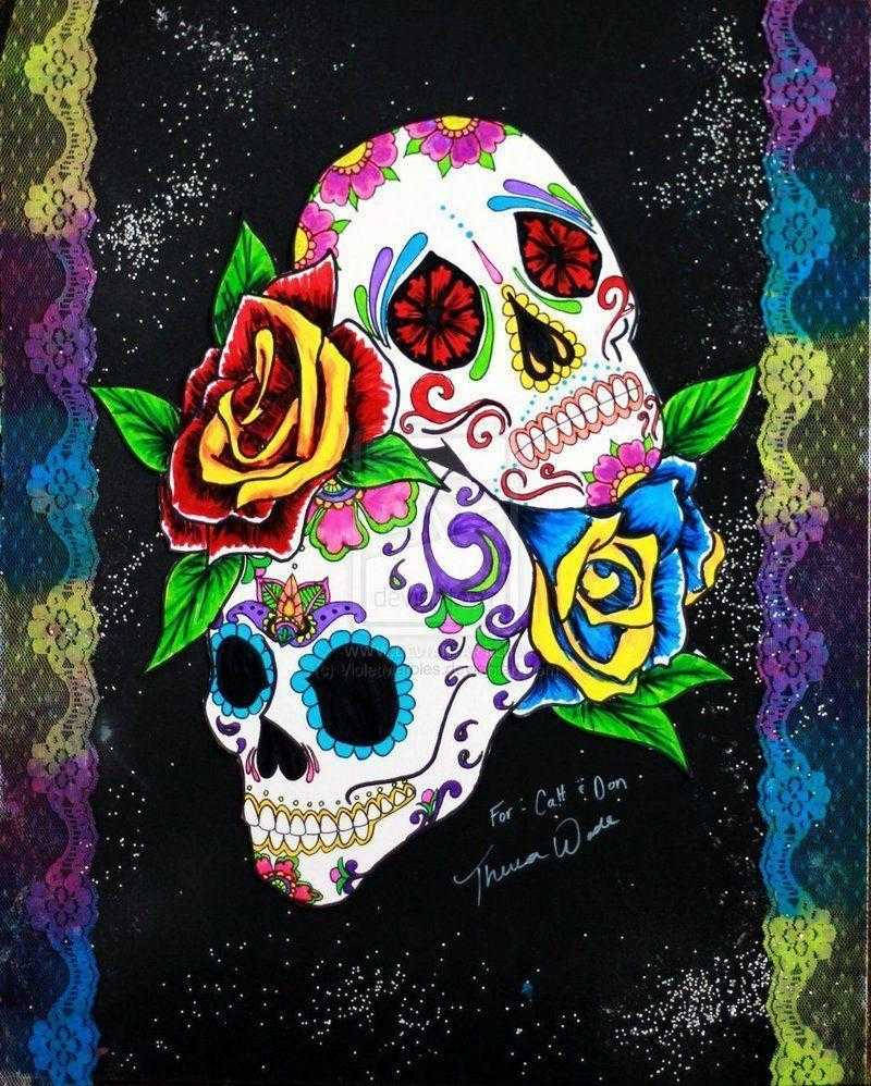 Download Sugar Skull Wallpaper