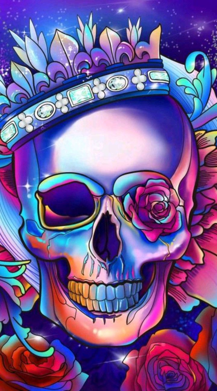 Skull wallpaper, Skull art, Skull artwork