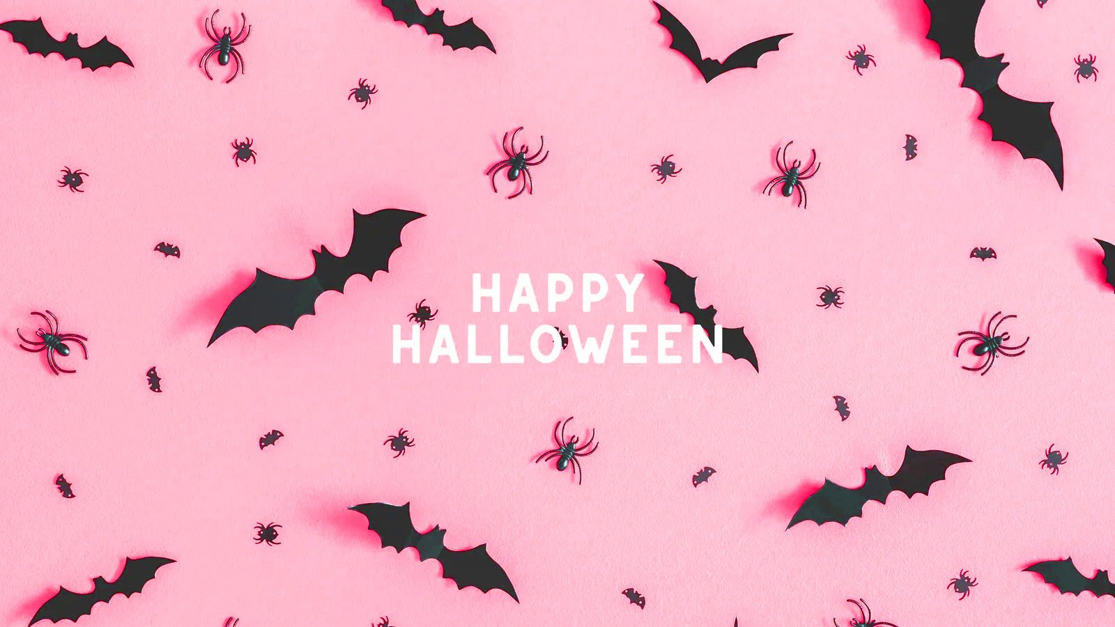 Pink Happy Halloween Desktop Wallpapers  Wallpaper Cave