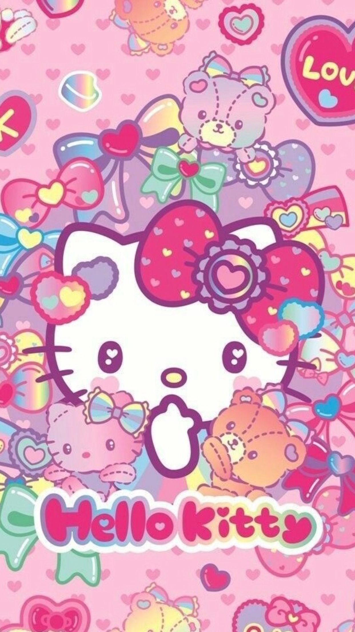 Обои на телефон hello kitty