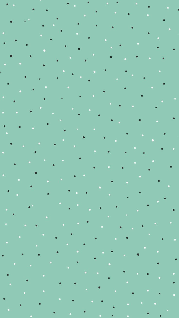 Download Preppy Green Dots Wallpaper