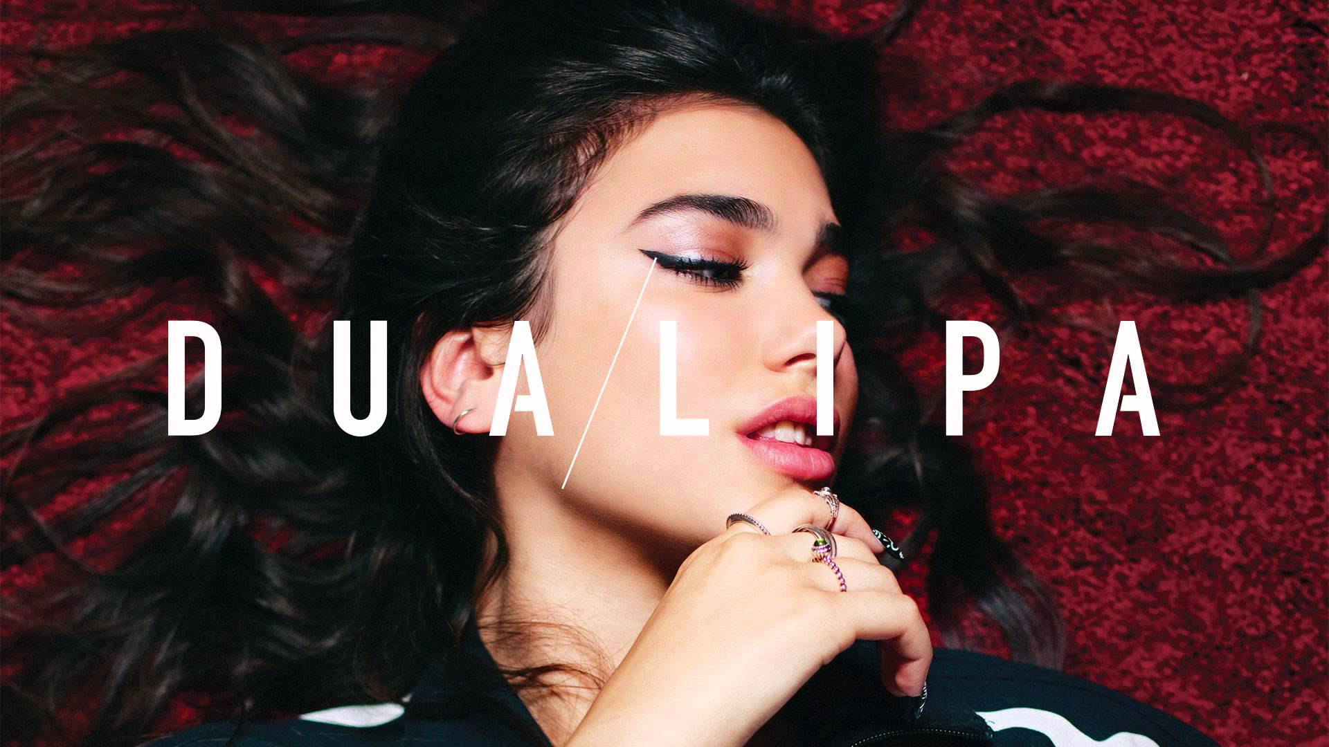 Download Dua Lipa Title Cover Wallpaper