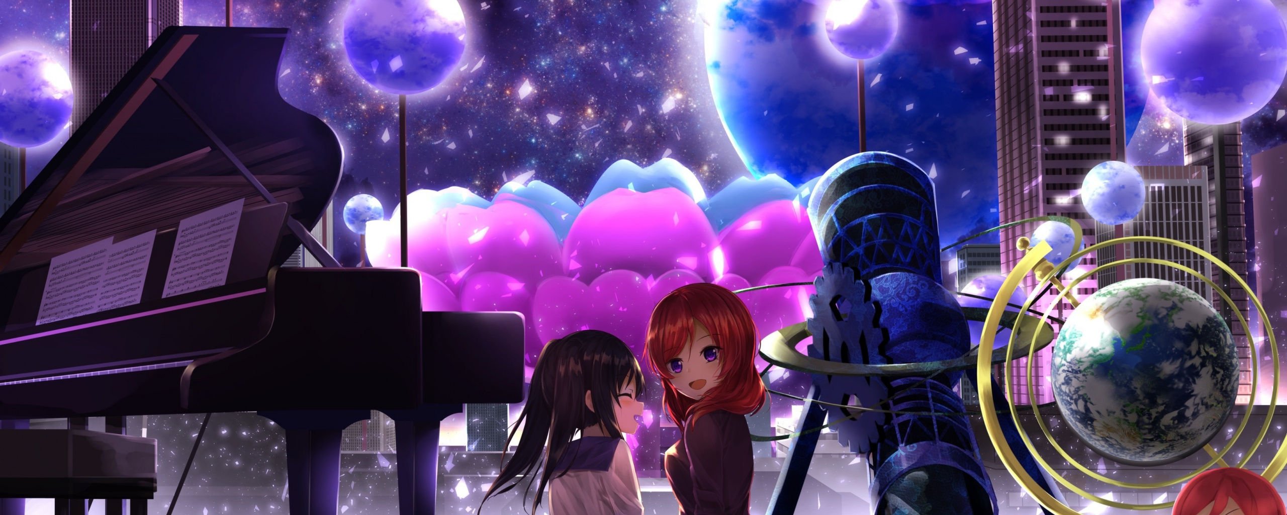 Maki Nishikino, Nico Yazawa, Love Live, Anime Girls, Live iPhone Background