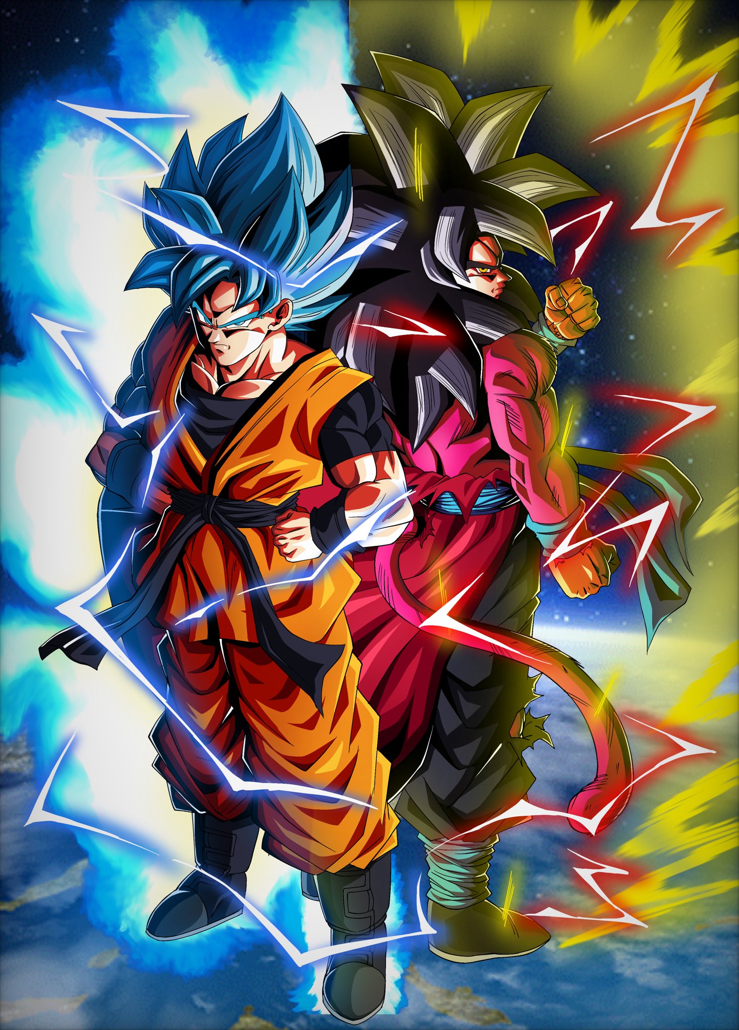 JgokuBlack CC Goku and Xeno Goku #DokkanBattle