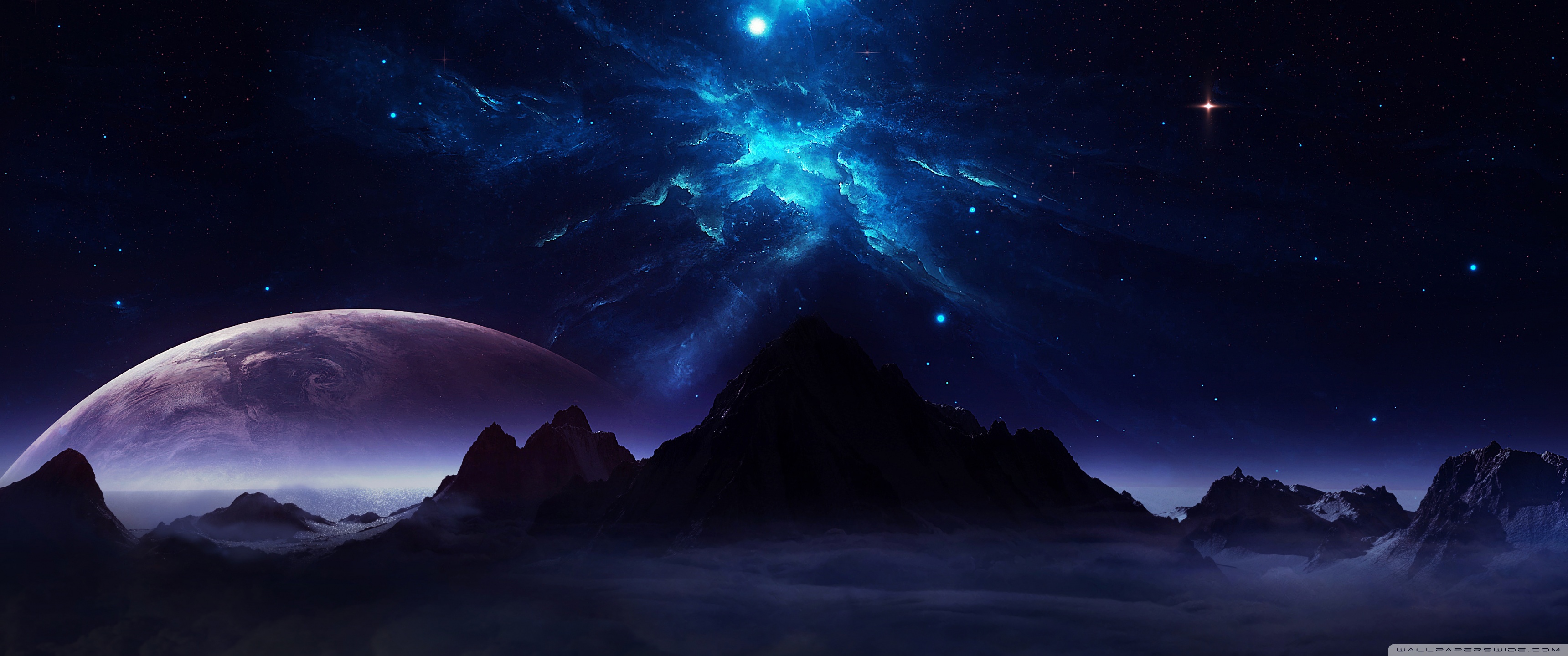 space stars wallpapers widescreen