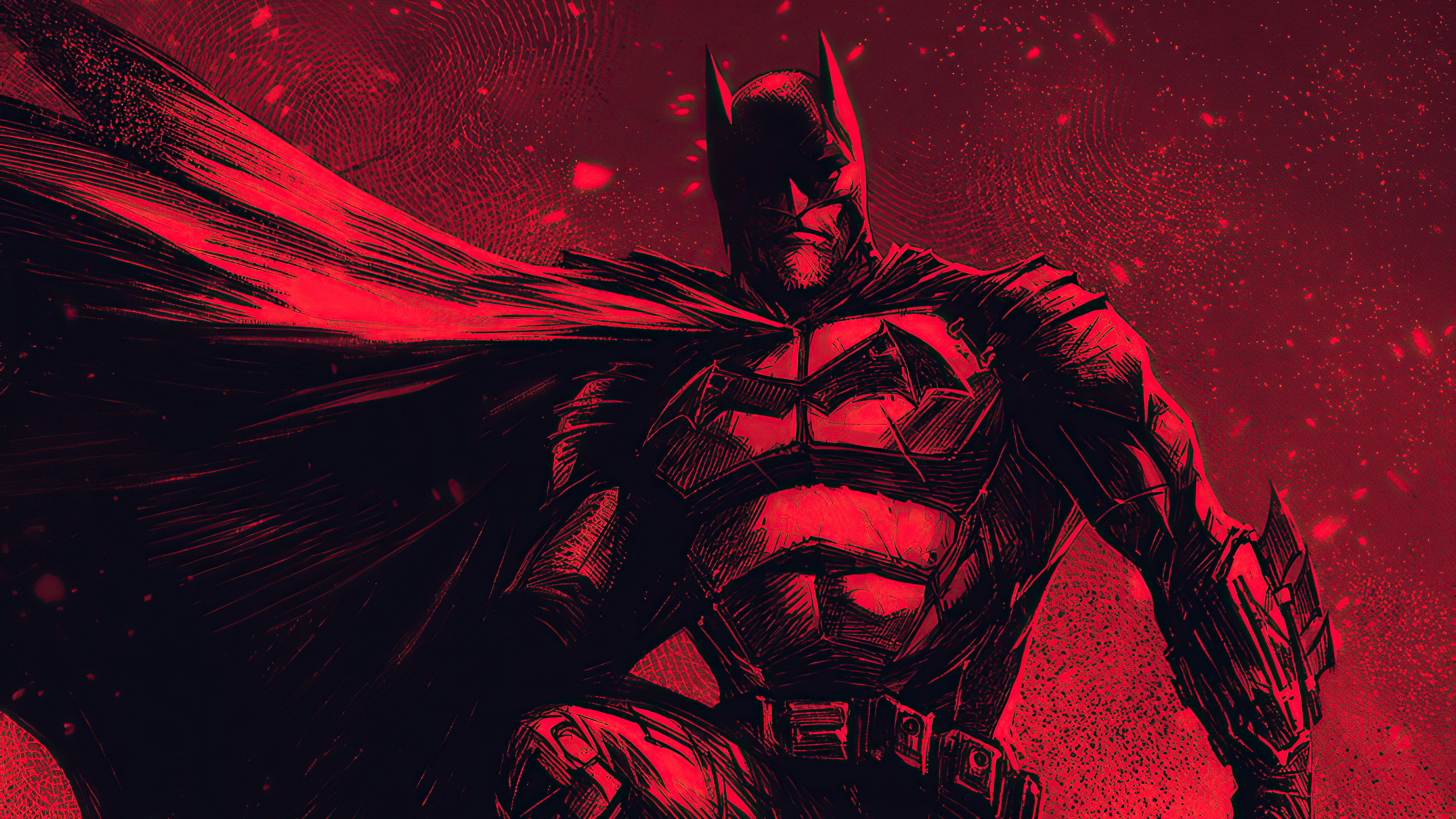 BatSignal Wallpaper 4K DC Comics Black background 7940