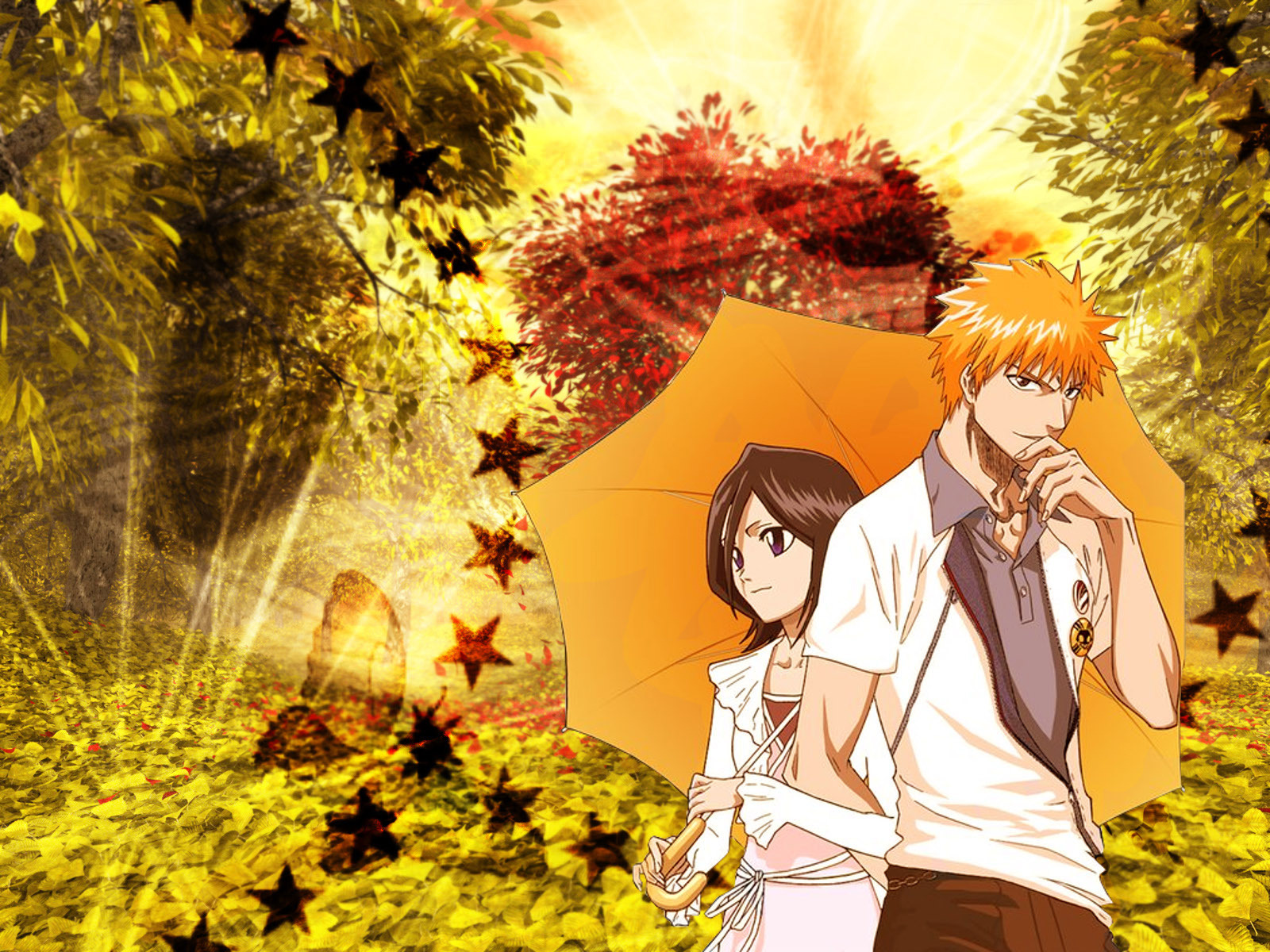 IchiRuki Autumn Anime Wallpaper